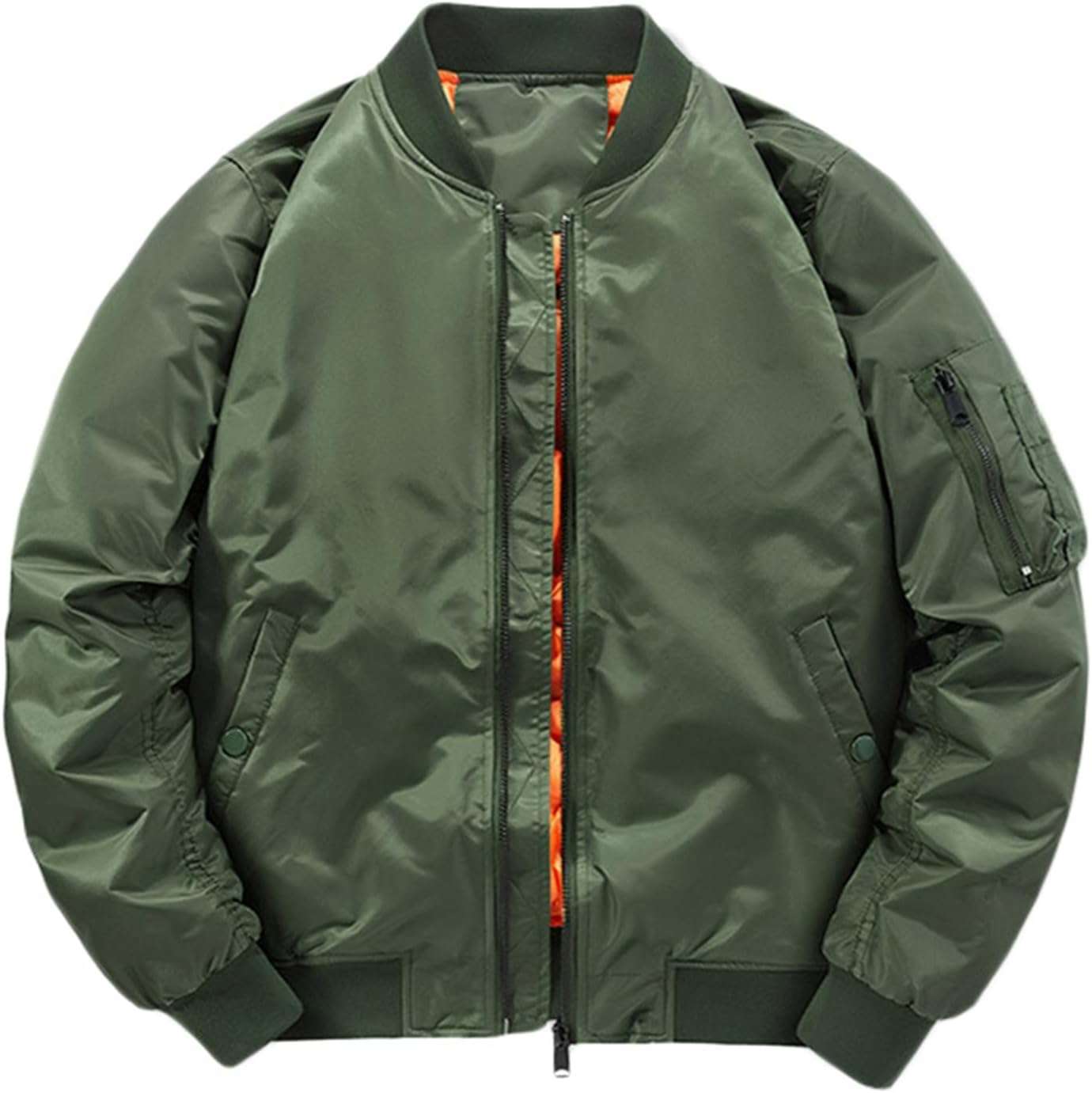 【20%OFFクーポン】ダウンブルゾン ダウン95 アメカジ ma1 ダウンジャケット メンズ 大きいサイズ M-6XL ダウンコート 秋冬 ショット丈 無地 スタジャン アウター 防風 防寒 ノーカラー カジュアル おしゃ｜大森麗萱