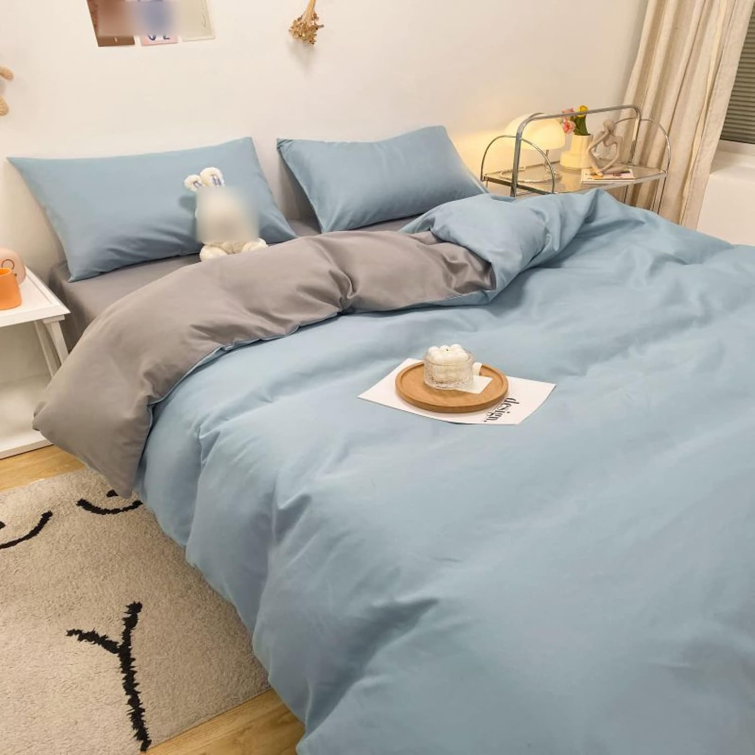 【全店通じる25％OFFクーポン券】北欧風 寝具覆いかぶせる 格好のいい 布団覆いかぶせる 掛け布団覆いかぶせる ボックス席敷き妙 ピローケース 御姫様風 INS表現スタイル 無地 洋式?和式兼用 肌理細か敷き妙 1.5m 肌に人懐っこい 洗える 知識人
