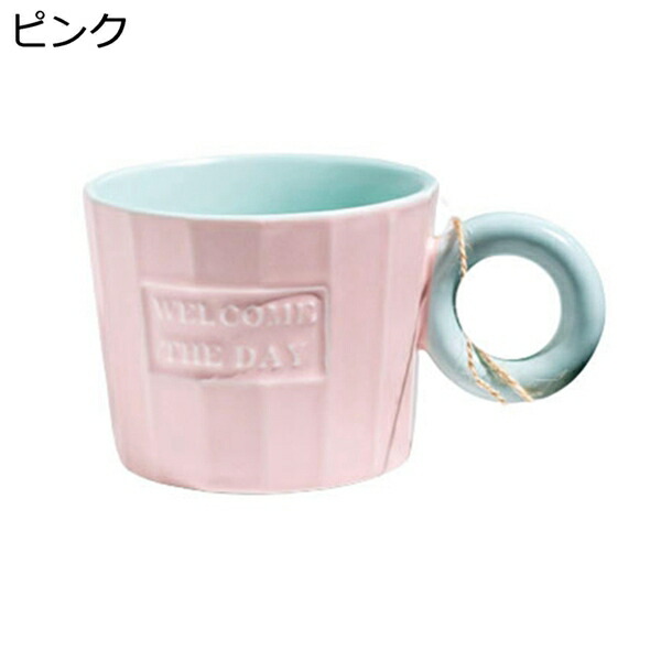 コーヒーカップ マグカップ 大きめサイズ 320ml 磁器 電子レンジ?食洗器対応 耐熱 耐冷 洗いやすい ティーカップ 食器 コーヒー お茶 牛乳 カップル 新築祝い 贈り物 オシャレ ツートンカラー 英字柄