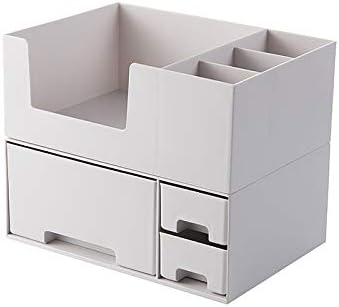 【全店通用25％OFFクーポン】化粧品収納ボックス 収納ボックス メイクケース 収納ケース 小物/化粧品入れ コスメ収納スタンド おしゃれ メイクボックス 収納 仕切り大容量 軽量 引き出し 多機能 アクセサリー 化粧バッグ｜大森麗萱