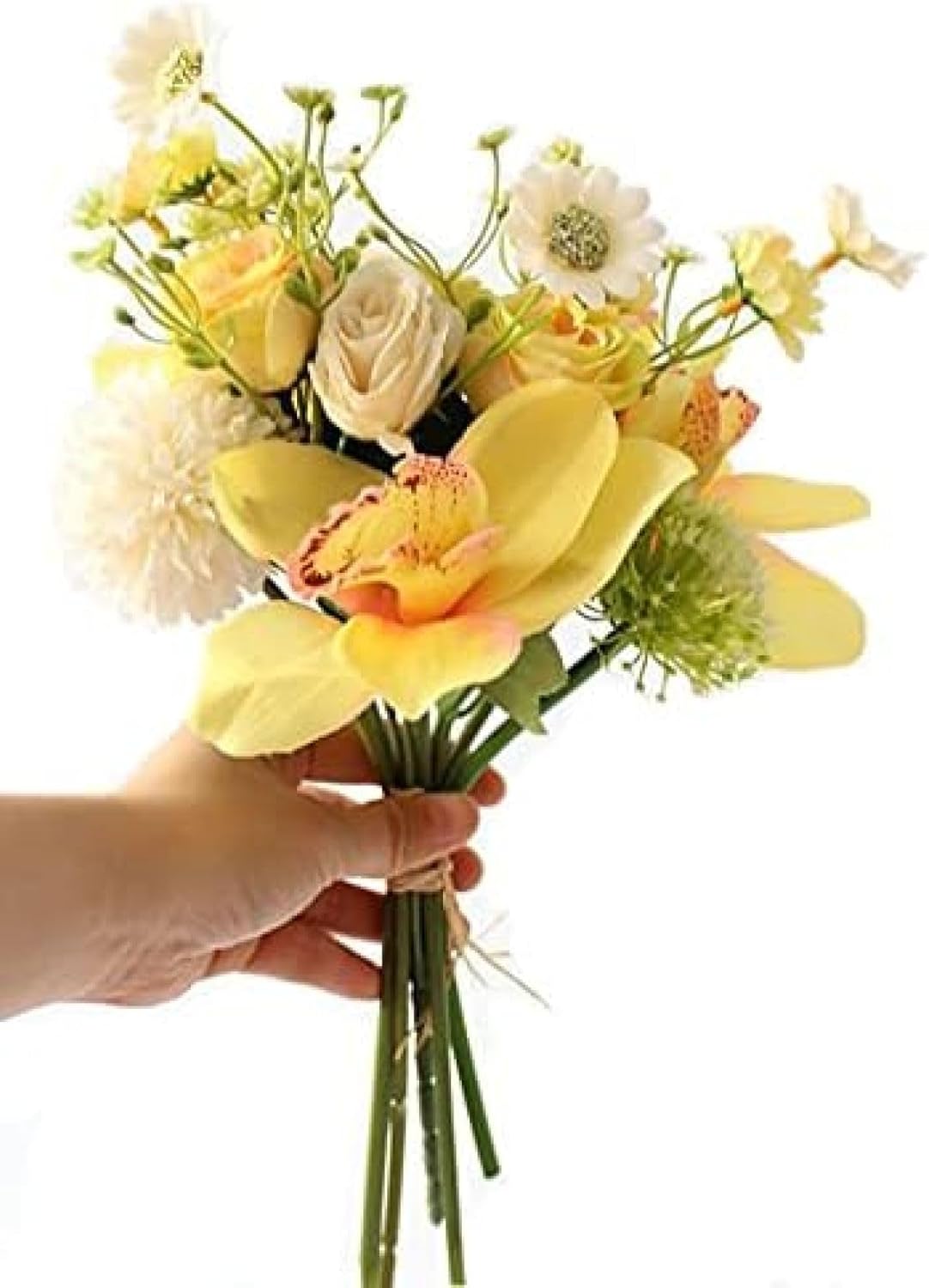 【今日このごろ押さえる、超買得30％OFFクーポン券、2度汐合い絶無】造花 地絹御花 胸花 まがい物 淡彩 胸花 室内装飾 かざり付ける 蘭入り口・入口胸花