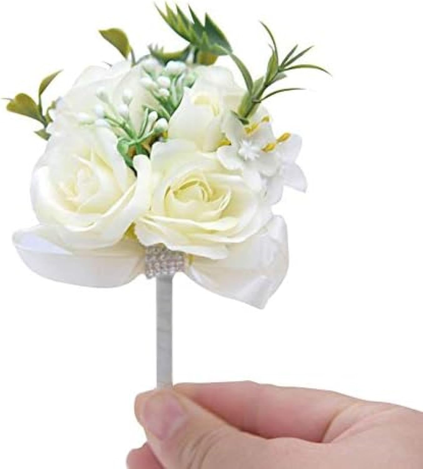 【全店通用25%OFFクーポン】ウエディングブートニア 造花 花嫁 ブライダル ブートニア バラ 花 欧米風 森ガール 結婚式 ニ次会 撮影|大森麗萱