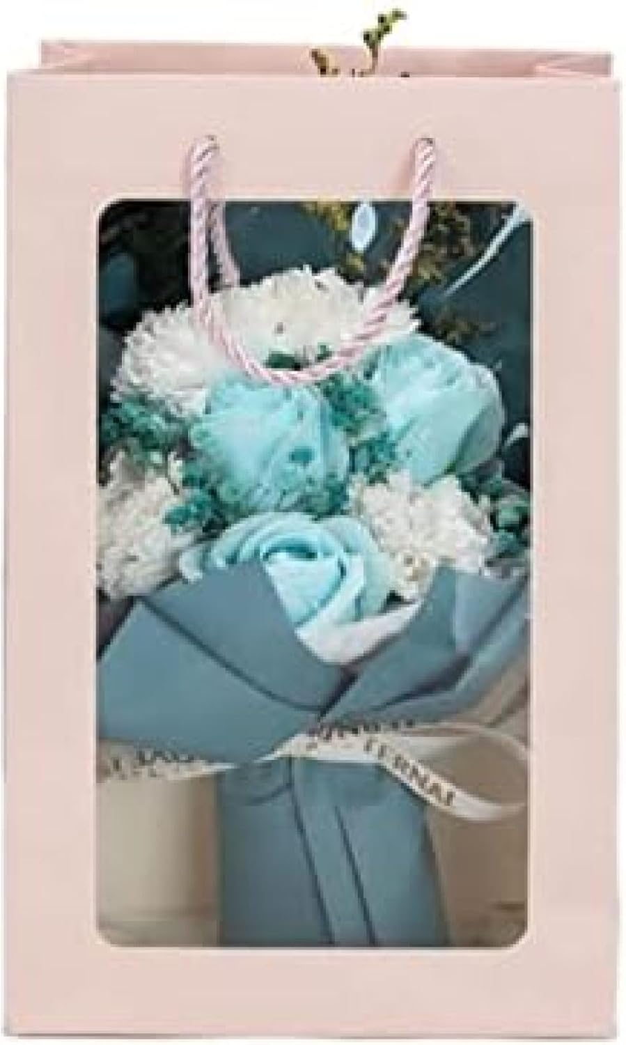 【全店通用25％OFFクーポン】ソープフラワー ギフト 人気 花束 プレゼント フラワーギフト レッド紫青ピンク ボックス バラ 誕生日 記念日 結婚記念日 お祝い プレゼント 石鹸 造花 お花 メッセージカード 赤 ソープフ｜大森麗萱