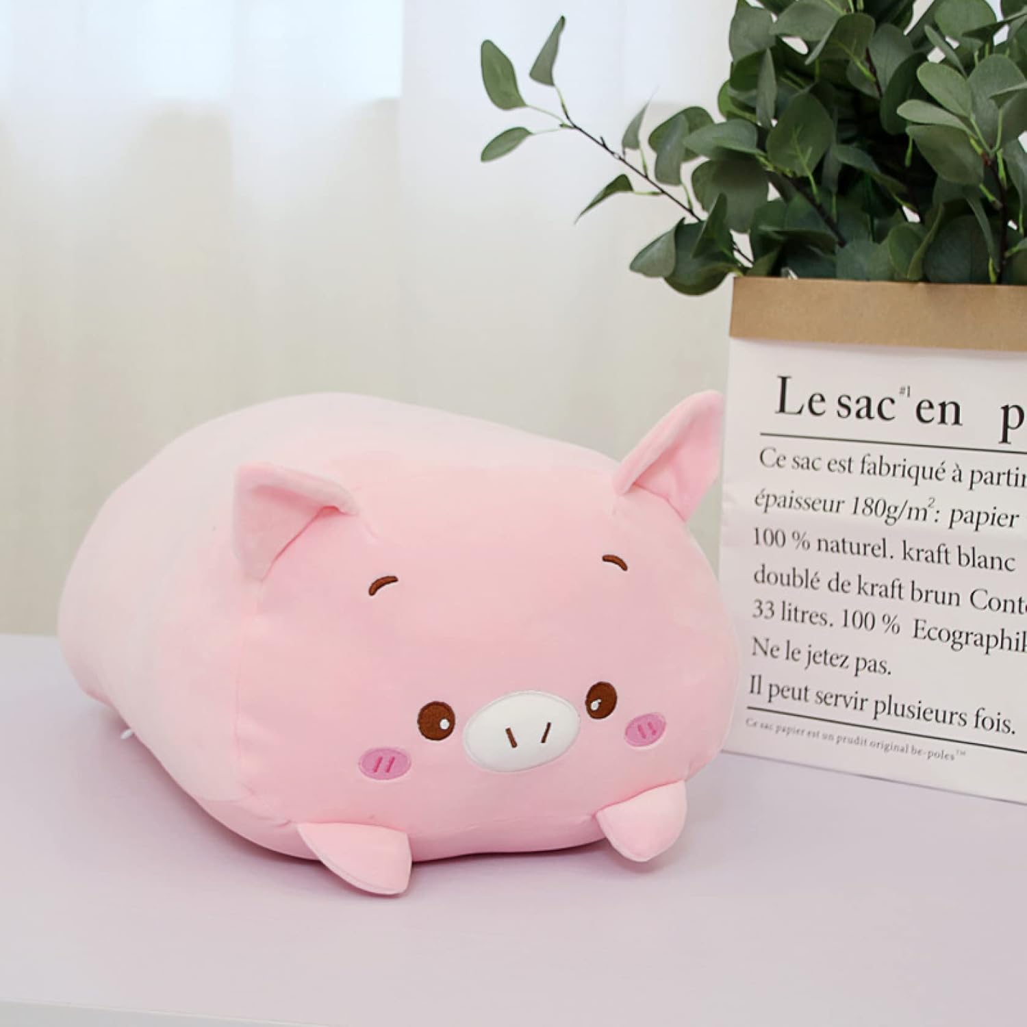 【今日このごろ押さえる、超買得30％OFFクーポン券、2度汐合い絶無】ぬいぐるみ 毛の荒物 豚 ねずみ うしろ帯 3歳 可愛らしい ふかふか ポリエステル 綿 縫いぐるみ 抗菌 洗える キッズ もふもふ 手あそび もふもふぬいぐるみ おもしろぬいぐるみ