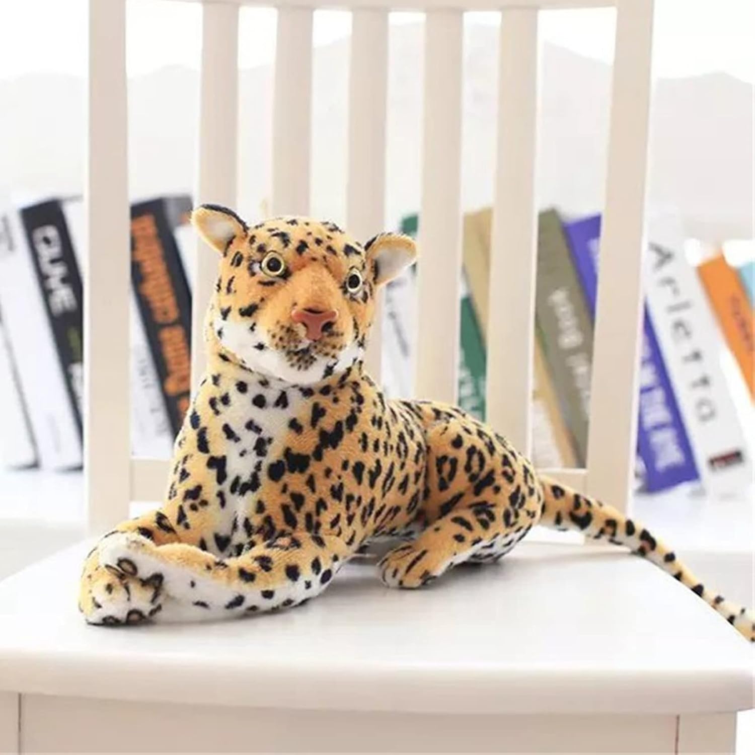 自作ぬいぐるみ・豹柄の男の子2 着せ替え ぬいぐるみ服 20cm ヒョウ豹柄 豹柄 アニマル柄 耳付き