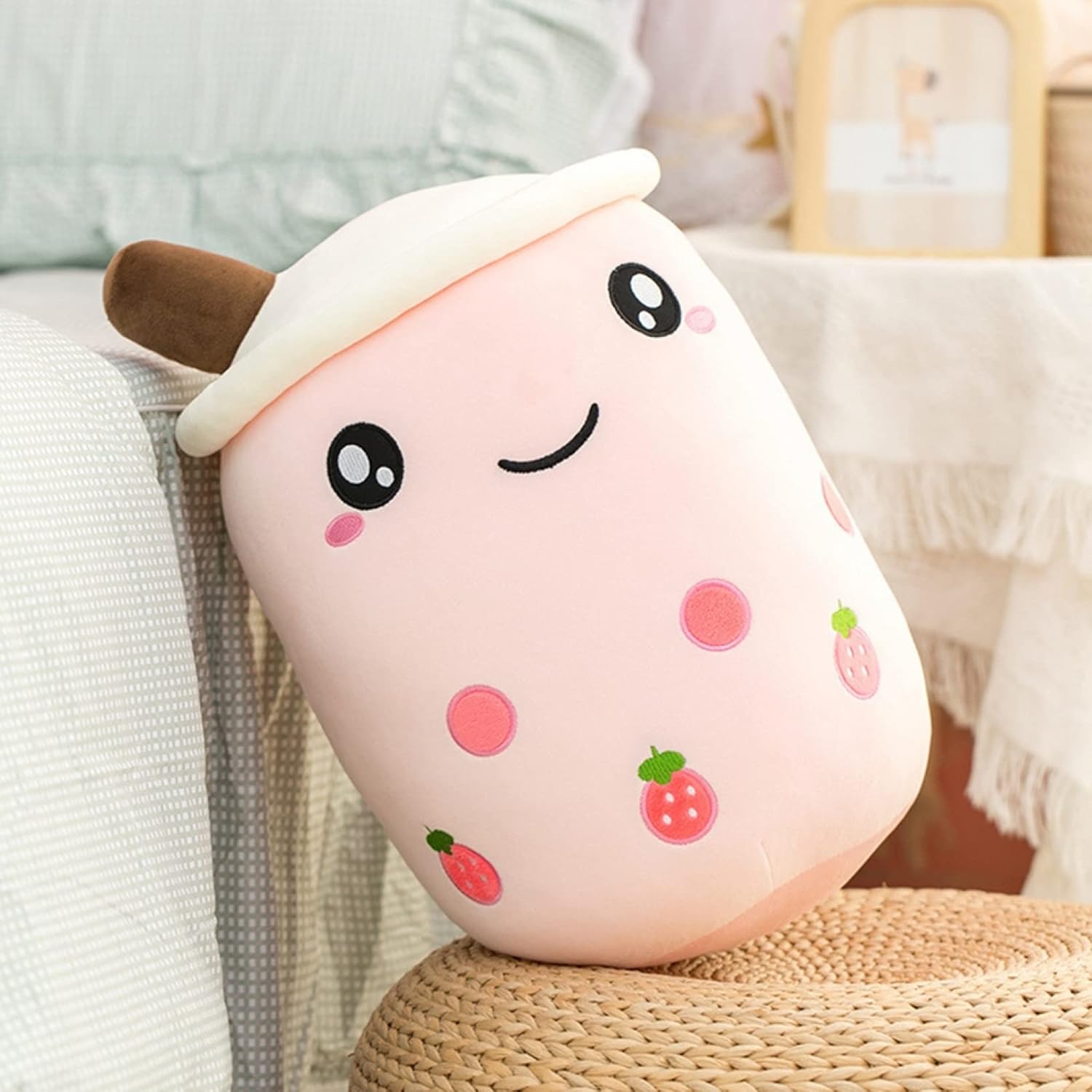 【今日このごろ押さえる、超買得30％OFFクーポン券、2度汐合い絶無】ぬいぐるみ タピオカ 抱き枕 面白おかしい 可愛らしい 論なく論なく 気持ちいい 癒し系 伸び伸びする 一人暮らし 意中の女彼へ 手で触ること気味合いの好いたらしい 寄せ合わせ 祝する日 お生まれ落ちる日差し上げ物 卒祝賀会 24-7