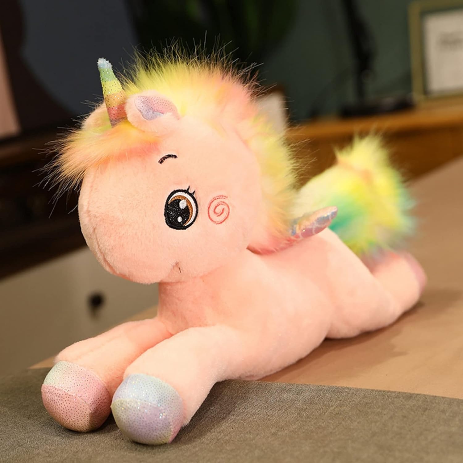 ユニコーン ぬいぐるみ 可愛い 抱き枕 85cm クッション 縫い包み 寝添い 動物 ユニコーン 縫いぐるみ プレゼント ギフト 贈り物 誕生日 店飾り