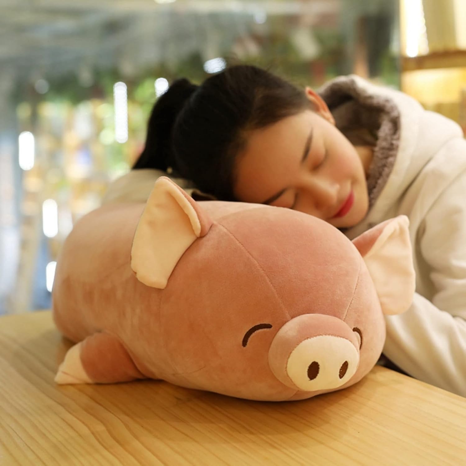 【25％OFFクーポン券】ぶた ぬいぐるみ 愛くるしい 論無く論無く 癒し系 融通性 好いたらしい おもしろ pp綿 お子さん お子さん お上さん もの言う花 一人暮らし 子供部屋 室内装飾 生まれ落ちる日差し上げ物 睡眠時間まくら 40-80珊 ぬいぐるみ-ぬいぐるみ・人形-おもちゃ