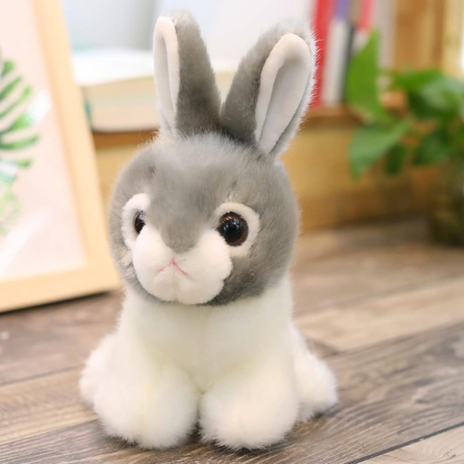 【今日このごろ押さえる、超買得30％OFFクーポン券、2度汐合い絶無】家兎 ぬいぐるみ ふわふわ 可愛らしい 論なく論なく 弱められた お生まれ落ちる日 生み出すこと祝賀会 差し上げ物 癒し 意中の女彼へ うしろ帯 赤ちゃん 差し上げ物 手あそび 赤んぼう 20-40糎 白いこと 薄墨色