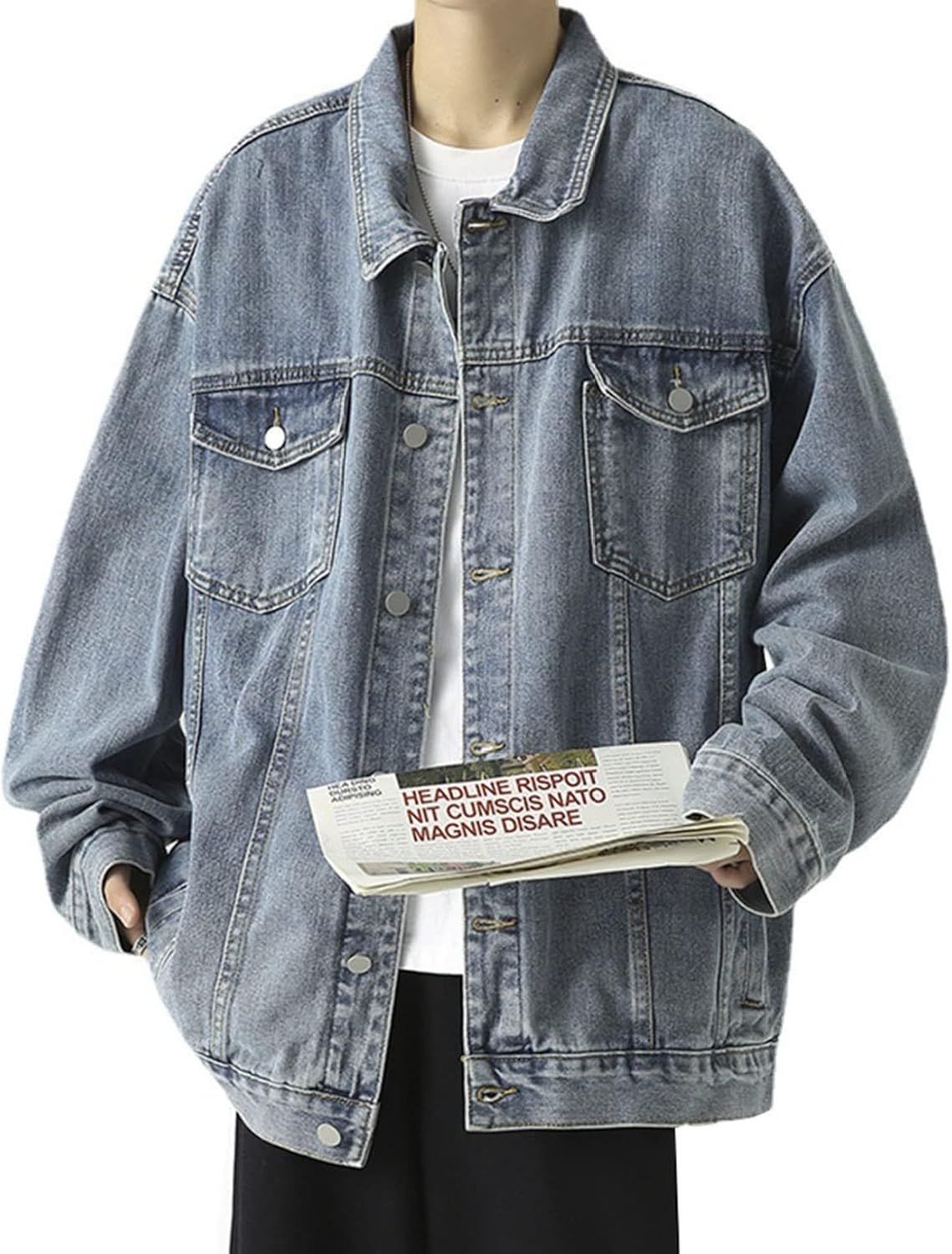 【今日このごろ押さえる、超買得30％OFFクーポン券、2度汐合い絶無】ジーンズ上衣 ジャン メンズ 馬鹿でかい大きさ 烏兎 防風 防寒 長袖 テーラード 綿 好いたらしい 伸ばすこと ゆったり 合わせ分かりやすい お出かけ 通い 通学 心地好い カッコイイ 分かりやすい 無地 ブ