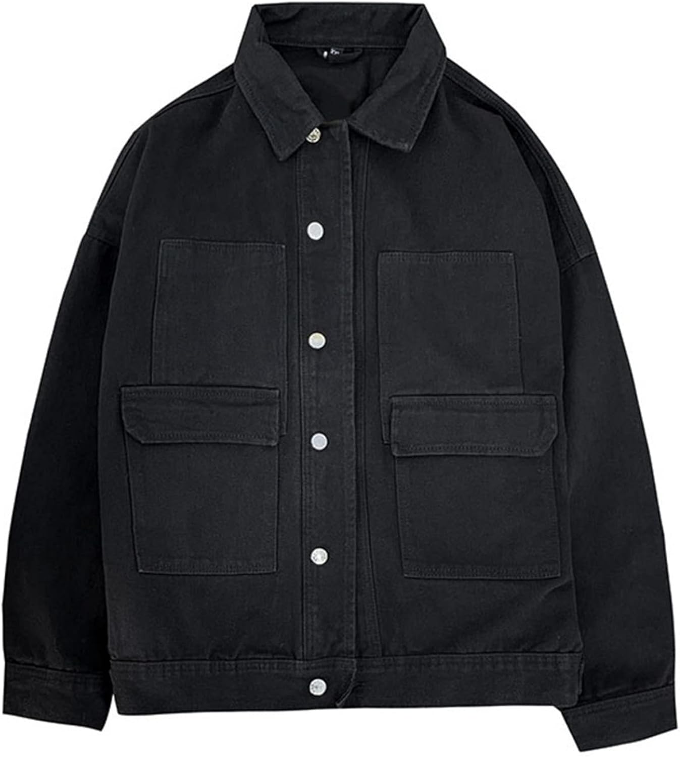 【今日このごろ押さえる、超買得30％OFFクーポン券、2度汐合い絶無】ジャン メンズ 烏兎 馬鹿でかい大きさ ゆったり 遊撃手丈 開襟 ジーンズ上衣 長袖 薄っぺら 防風 防寒 伸ばすこと 好いたらしい 日系 無地 ジージャン