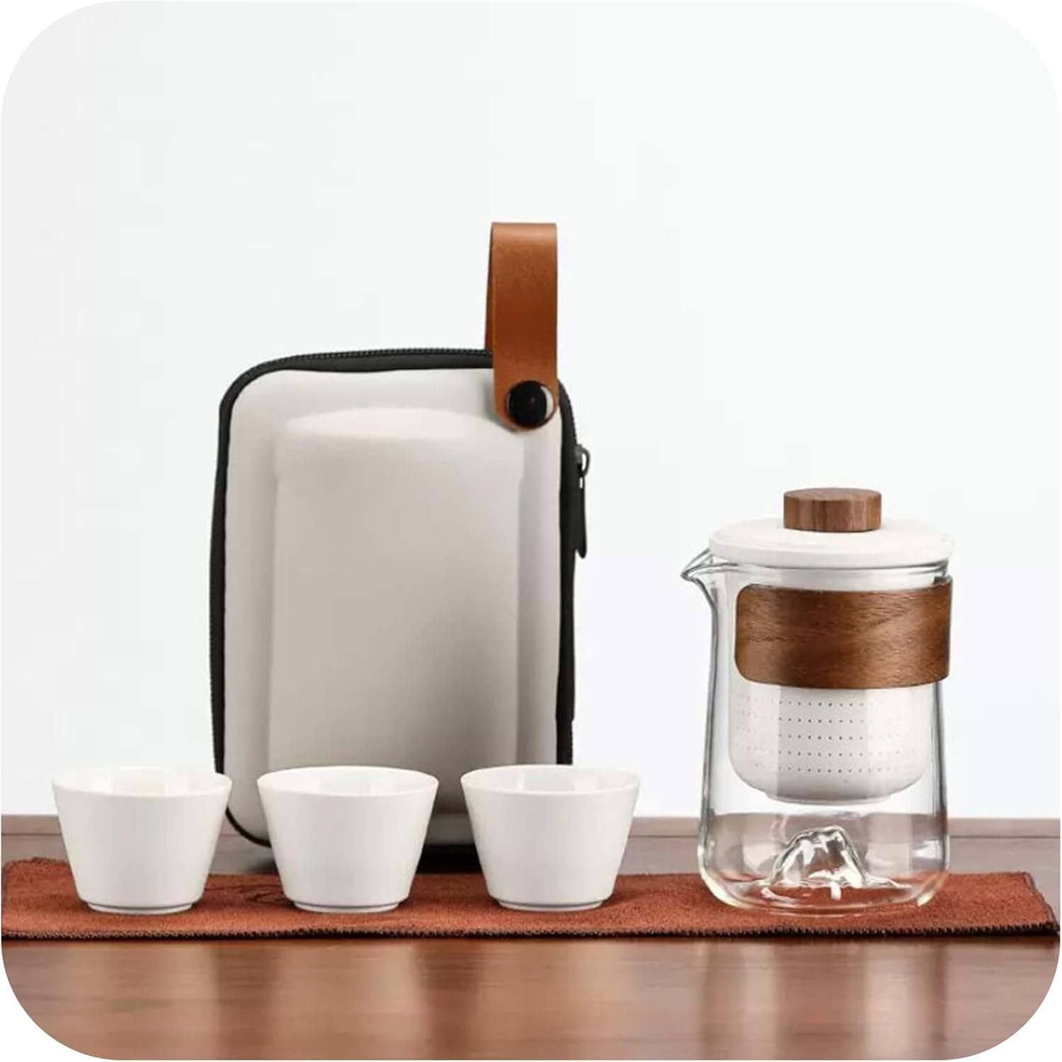 【25％OFFクーポン券】茶器仕かける 旅するティーセット 持っていく急須 仕かける 格好のいい 差し上げ物 茶器 アンティーク 茶器仕かける 茶こし付き添い人 茶器揃 中国茶 茶碗 旅する 納める御徒面子付き添い人 瀬戸もの湯呑み仕かける パウダーコンパクト 中国茶器-コーヒー・お茶用品