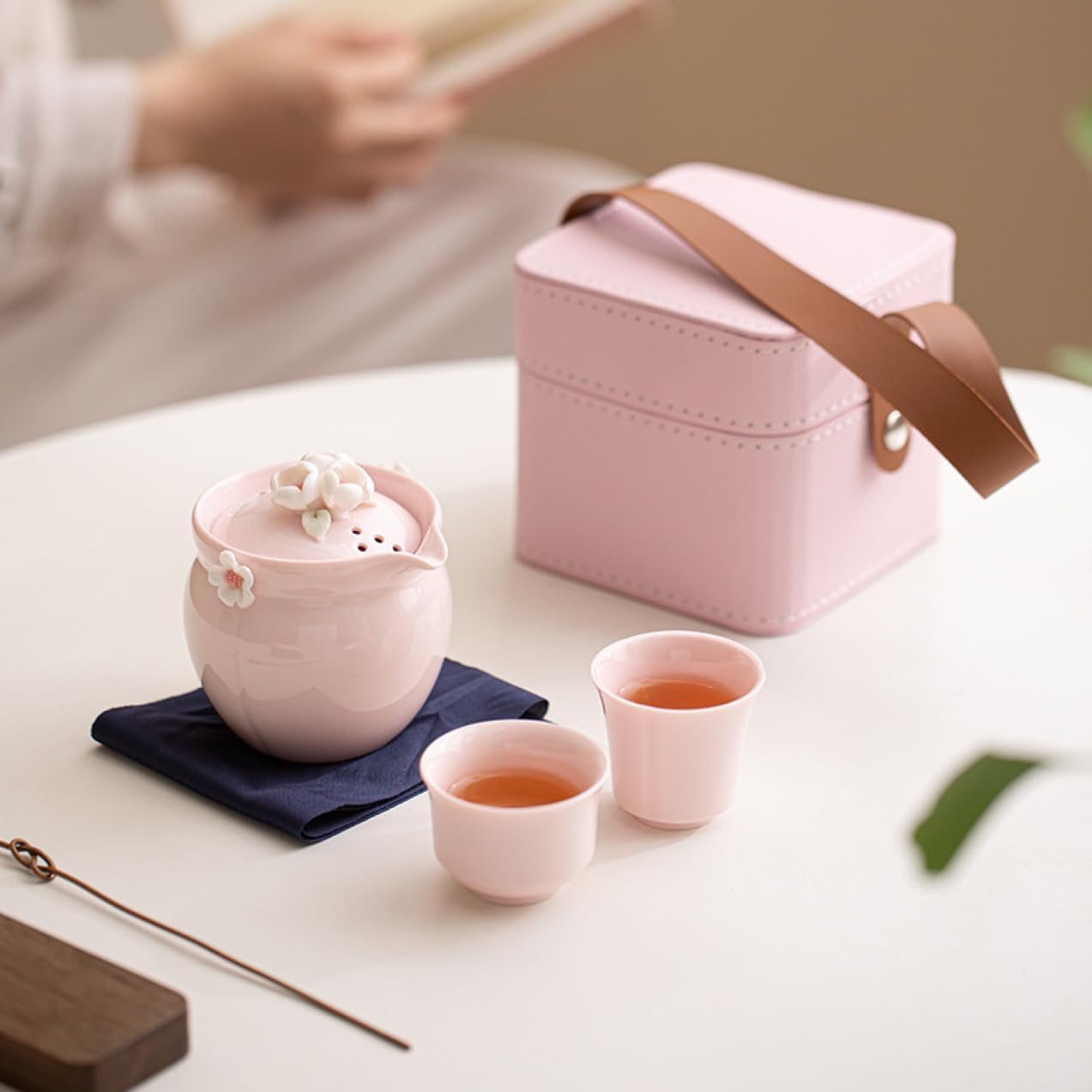 【25％OFFクーポン券】ティーセット 茶道物の具 湯呑み仕かける 急須仕かける 瀬戸もの 茶器仕かける 中国茶器 茶器揃 ティーセットーカップ 分かりやすい set1 茶の葉仕かける老人ホーム 格好のいい お勤め用 お店用 さくら色 身寄り用 差し上げ物 中国茶器-茶道具・湯呑・急須-コーヒー・お茶用品