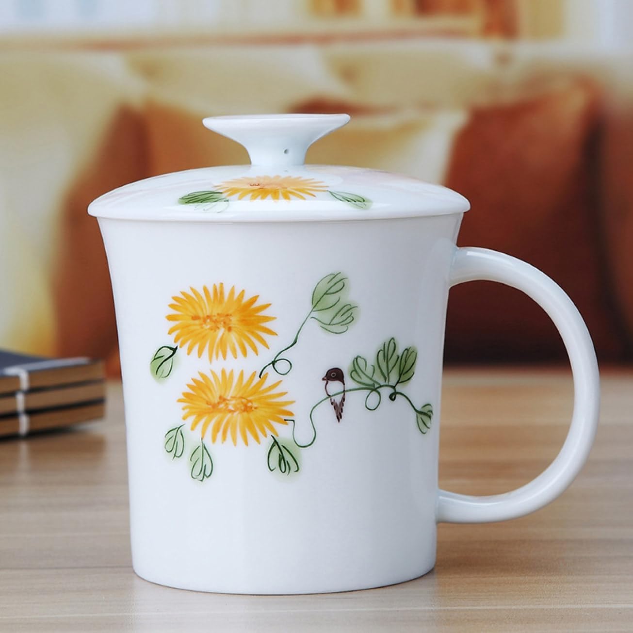 【全店通用25%OFFクーポン】磁茶器 茶の入れ 湯飲み 急須 旅行用 ラベル用茶器セット コンパクト収納 お出かけ用 ピクニック キャンプ 登山 陶器製 携帯用茶具 330ml ティーポット&ティーカップ 茶器 カラー4 茶|大森麗萱