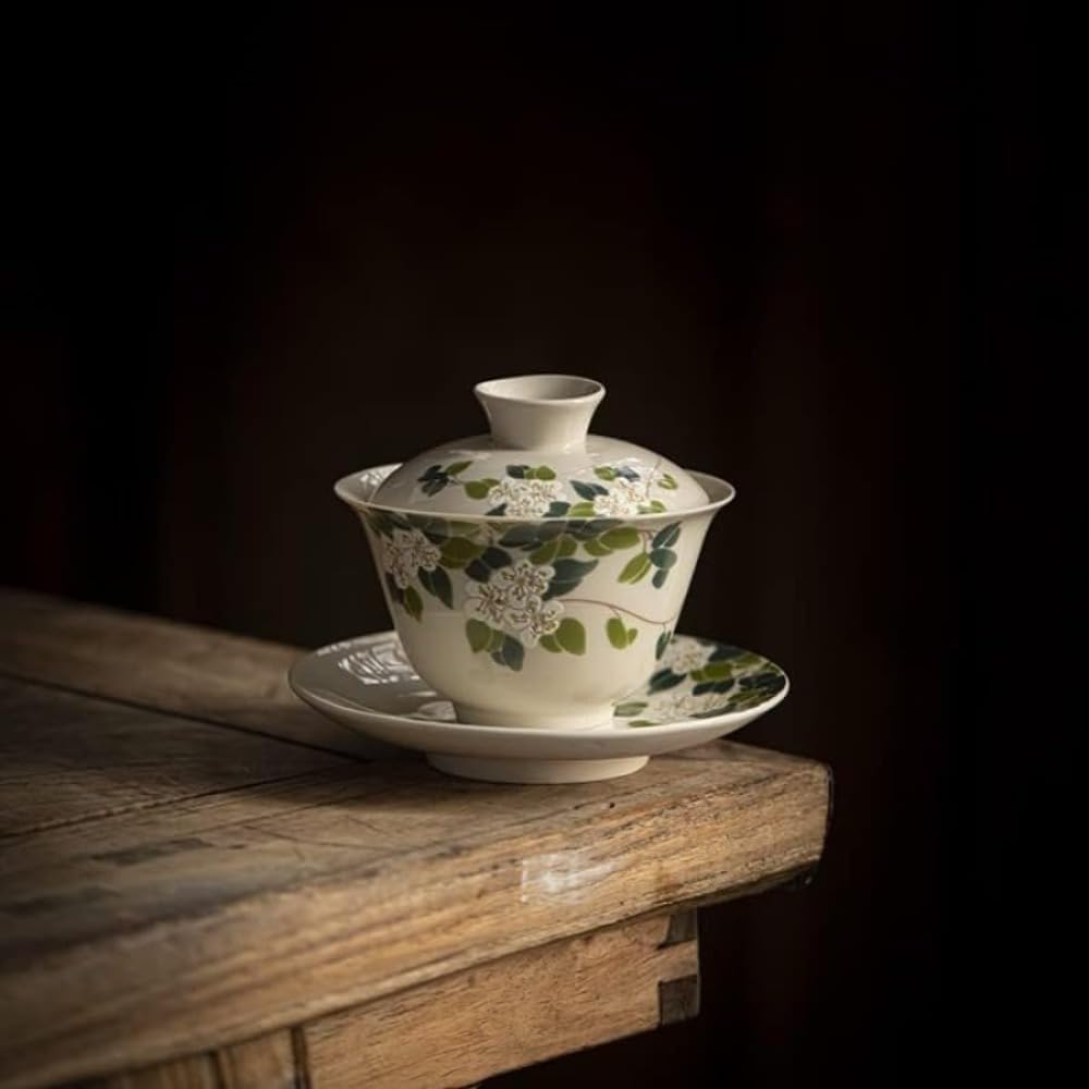 【25％OFFクーポン券】手蓋碗 茶杯 茶碗エナメル陶芸手書きのグラデーション3才能 カンフーティーセット手作りの瀬戸もの 中国の茶道具 泡茶杯盖碗 茶器 陶瓷茶具 功夫茶具 (A) キッチン用品・食器・調理器具-コーヒー・お茶用品-茶道具・湯呑・急須