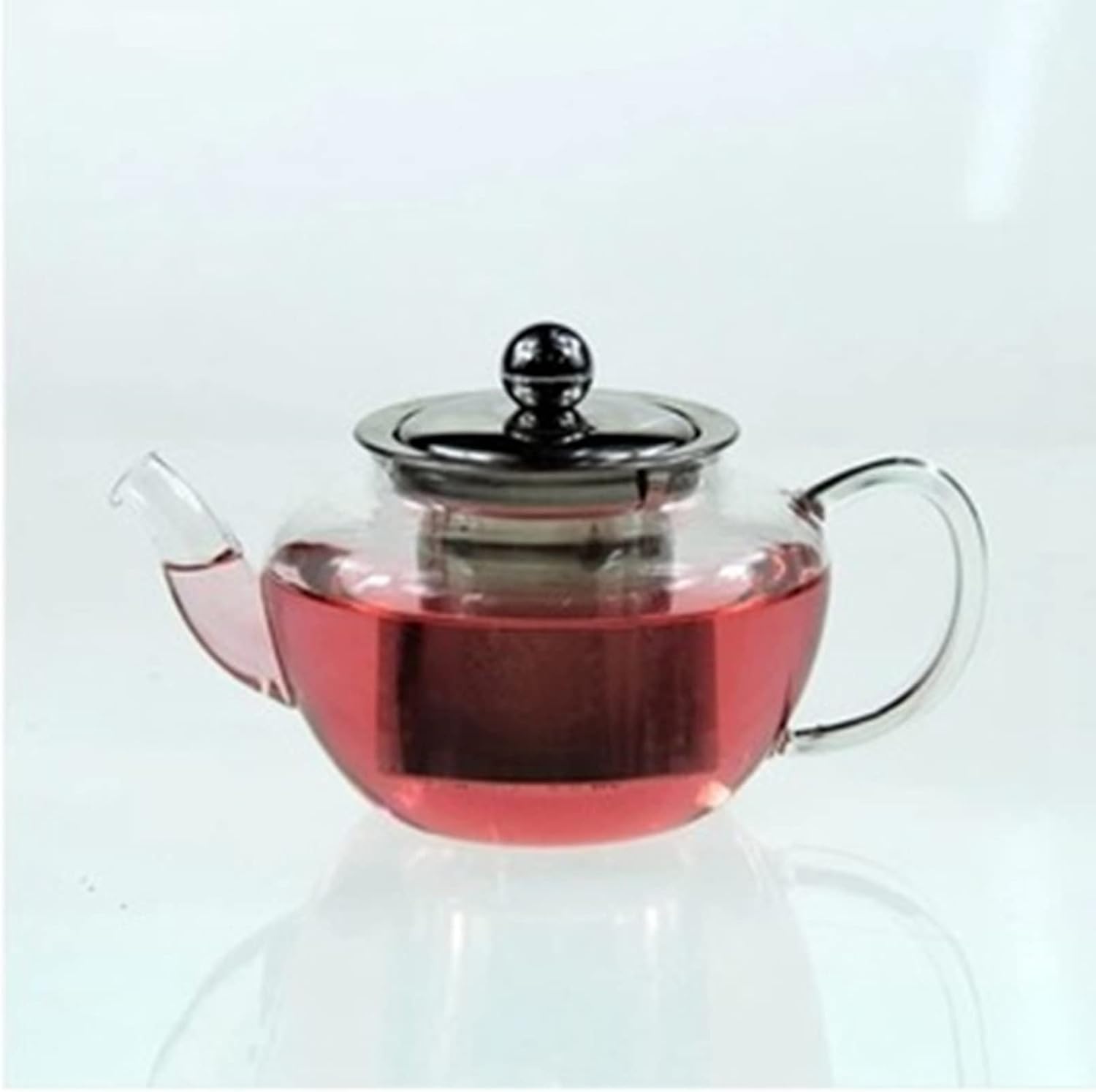 【25％OFFクーポン券】瑠璃ポット 急須 澄み切った 瑠璃製 茶こし一体型蓋 水出し ステンレス鋼 身寄り用 リーフティポット 保温 耐熱 癒し 手作り 屁っ放り 灯し火コンロ 夏 450ml/600ml/800ml 紅茶の葉 フルーツティ 茶道具・湯呑・急須-中国茶器