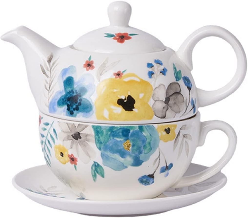 【25％OFFクーポン券】ティーポット 陶芸 仕かける キャンドルスティック きゅうす 澄み切った 耐熱 ボーンチャイナ ティーフォーツー 紅茶の葉ポット ロイヤルアーデン 小花柄 保温 癒し 手作り 直火可 屁っ放り 岩礁紅茶 芸術茶 お勤め用 飲 中国茶器-茶道具・湯呑・急須