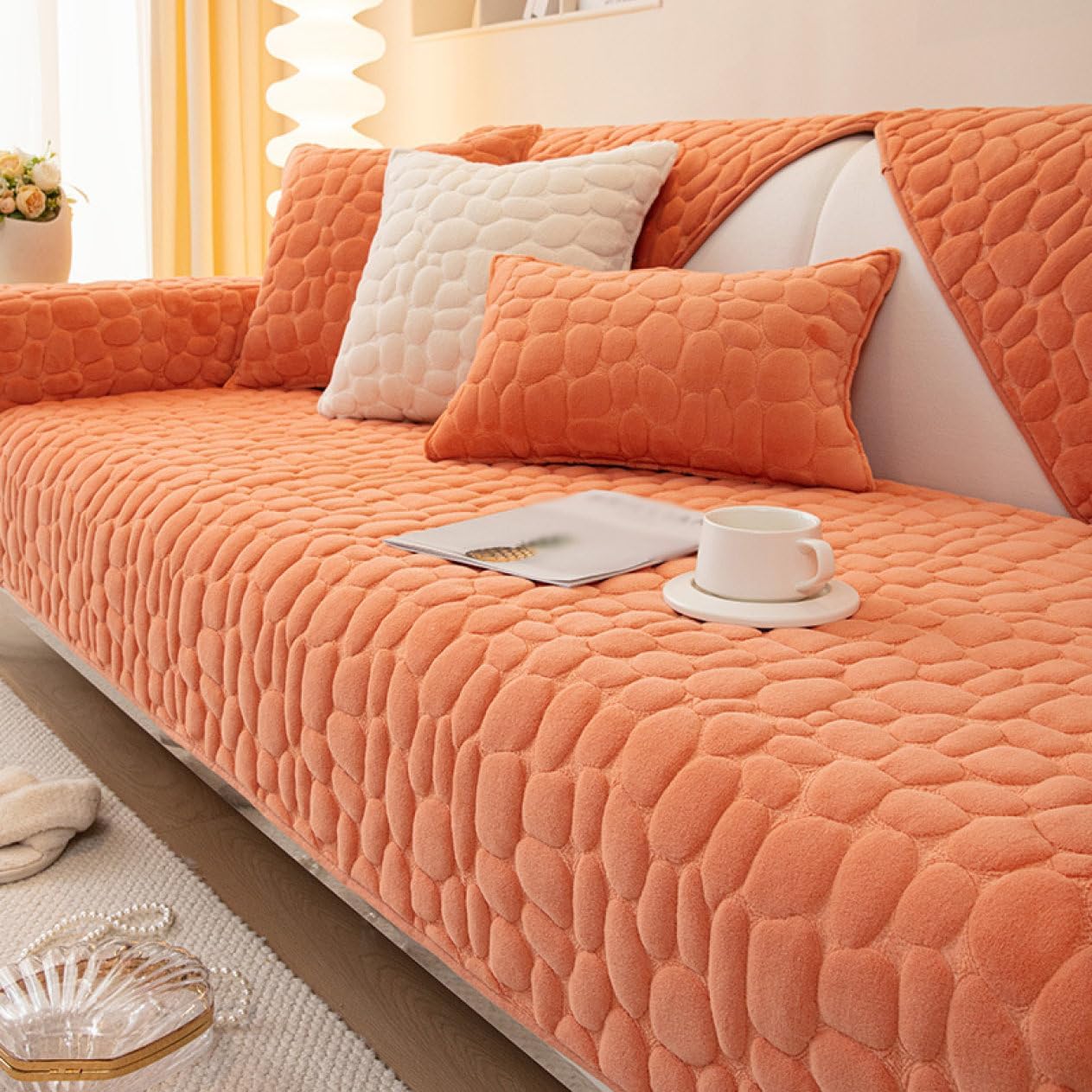 【今日このごろ押さえる、超買得30％OFFクーポン券、2度汐合い絶無】長椅子覆いかぶせる 3~4人掛け 90*160糎 ふわもこ 生あたたかい パステル色の 肌ざわりが気持ちいい 犬猫打つ手 汚れた状態押しとどめる 引っ敷き 朦々たる 防寒 保温 上滑り打ちきり付き添い人 キズ 爪とぎ押しとどめる 無地 色つや6