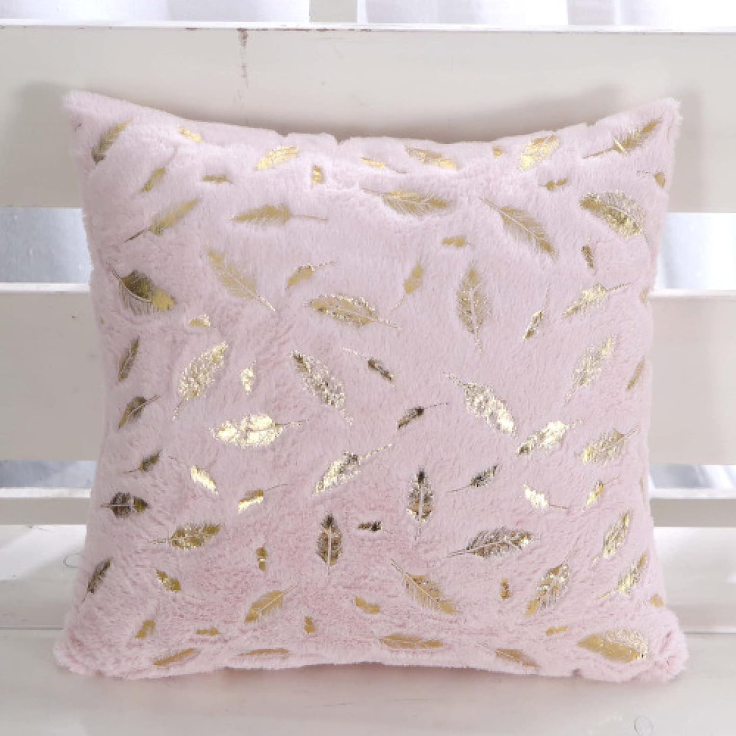 【25％OFFクーポン】2枚セット クッションカバー 抱き枕カバー 43×43cm ふわふわ 柔らかい 肌触り良い 装飾枕カバー 座布団カバー インテリア 部屋飾り ソファ背当て 椅子用 車用 雑貨 北欧風 葉柄 13色展開