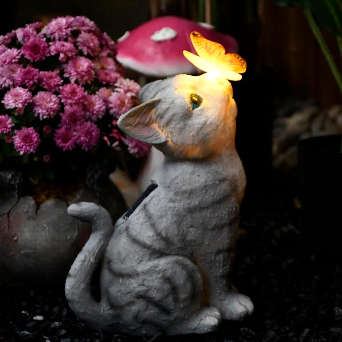 楽天市場】ガーデンライト オブジェ 照明 熊 クマ おしゃれ かわいい