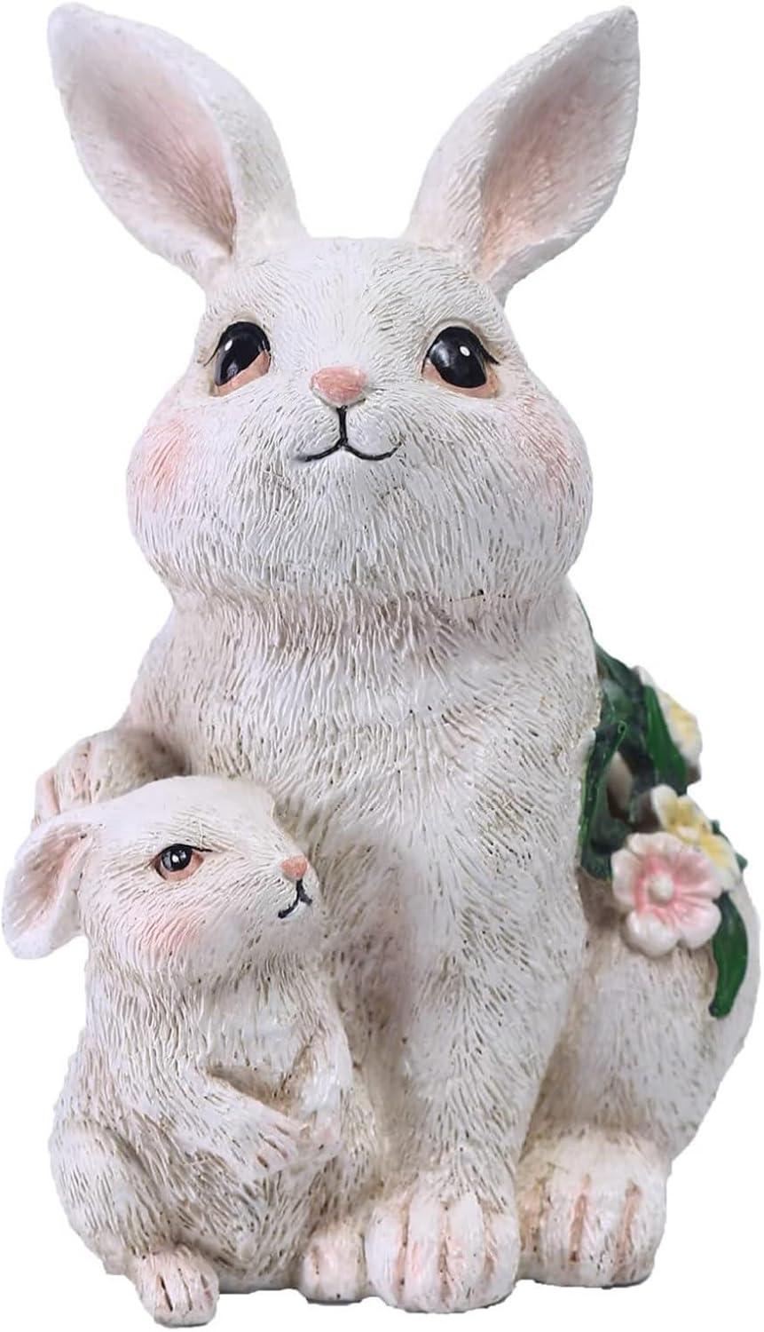 【全店通じる25％OFFクーポン券】ソーラー飾り付け 家兎 ソーラーともし火 ガーデンオーナメント ガーデニングオブジェ 飾り付けともし火 感知器 飾り付け 耐久 愛くるしい 差し上げ物 庭 露天 飾り付け 毛の荒物 運動場 幼稚園 家兎 1
