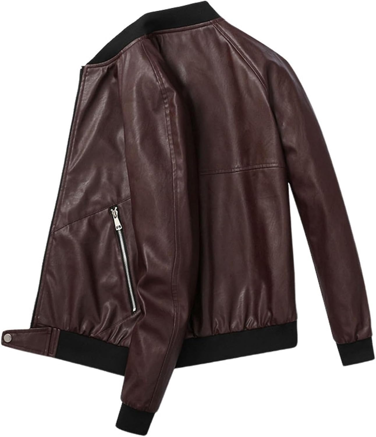 【全店通用25%OFFクーポン】革ジャン ライダース メンズ オーバーサイズ PUレザー 立ち襟 シングル スリム オシャレ かっこいい レザージャケット ブルゾン 春秋 防風 防寒 保温 撥水 カジュアル 通勤 バイク用 ア|大森麗萱