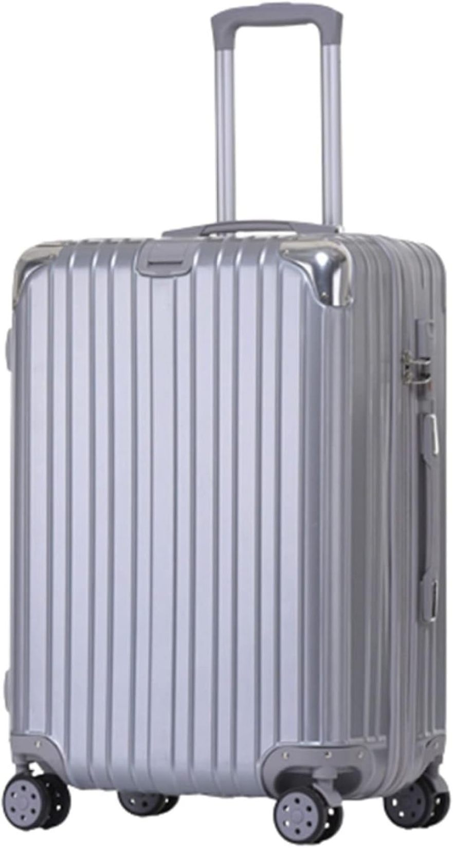 【全店通用25%OFFクーポン】スーツケース キャリーケース 機内持ち込み 35L キャリーバッグ ファスナー式 超軽量 小型 耐衝撃 静音 ダブルキャスター 360度回転 旅行 ビジネス シルバー 出張 大容量 耐衝撃 隠し|大森麗萱