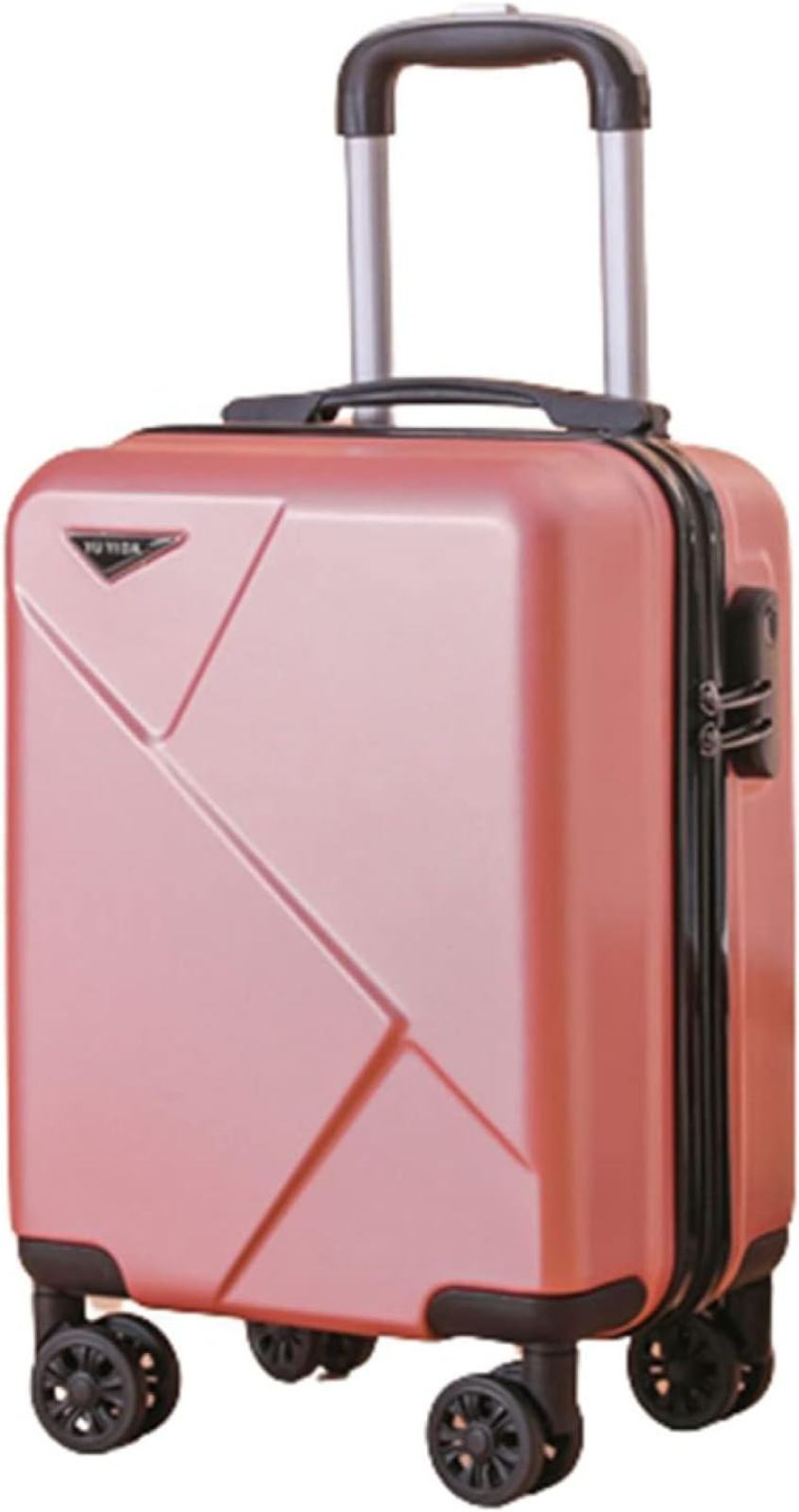 【全店通用25％OFFクーポン】スーツケース キャリーケース 機内持ち込み 20L キャリーバッグ ファスナー式 超軽量 小型 耐衝撃 静音 ダブルキャスター 360度回転 旅行 ビジネス ピンク 出張 SSSサイズ（1-2泊｜大森麗萱