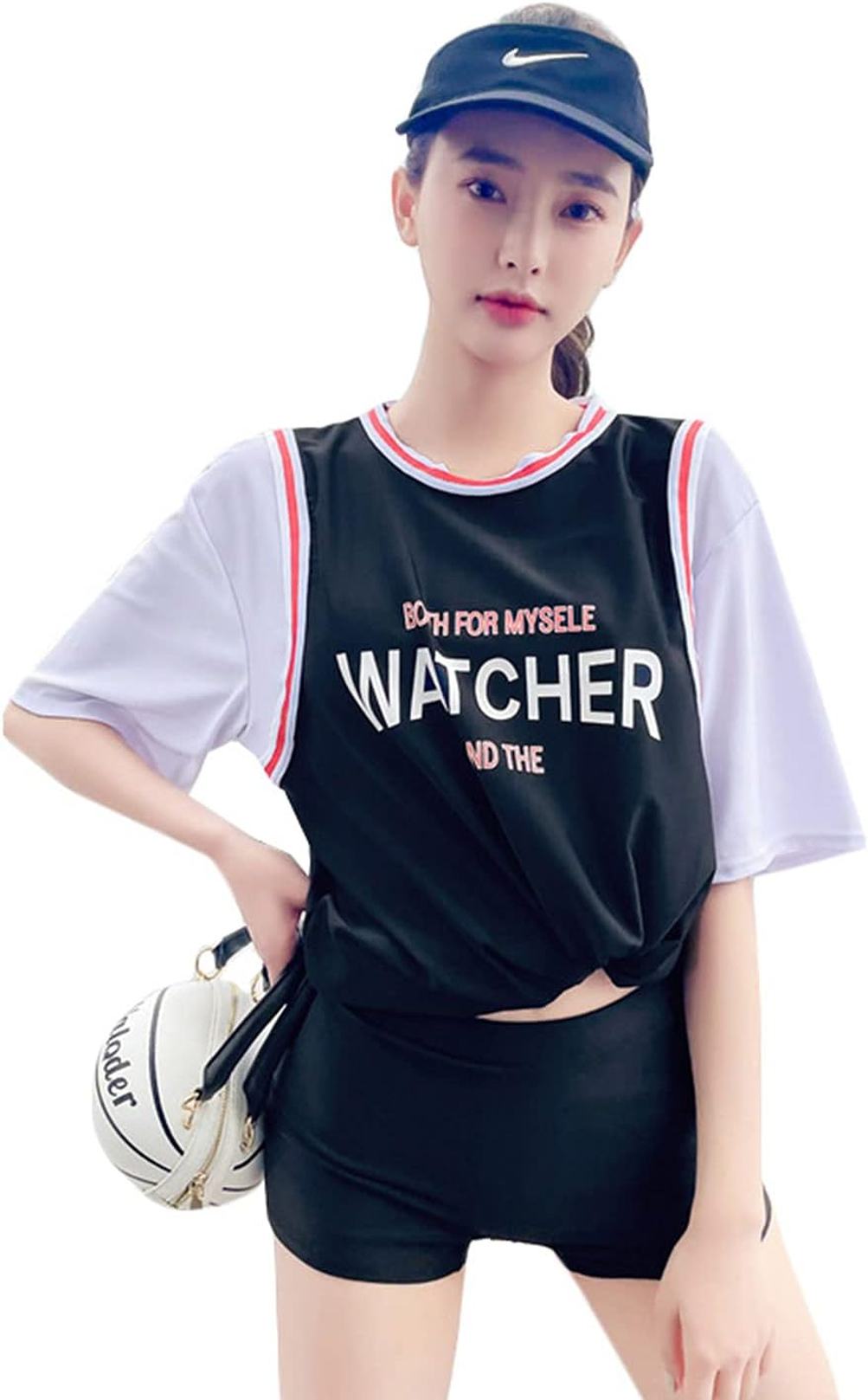 水着 レディース 体型カバー タンキニ ショートパンツ タンクトップ ３点セット セパレット カバーアップ オーバーtシャツ スポーツ風 おしゃれ 可愛い 可愛い セクシー 女性 着痩せ セットアップ