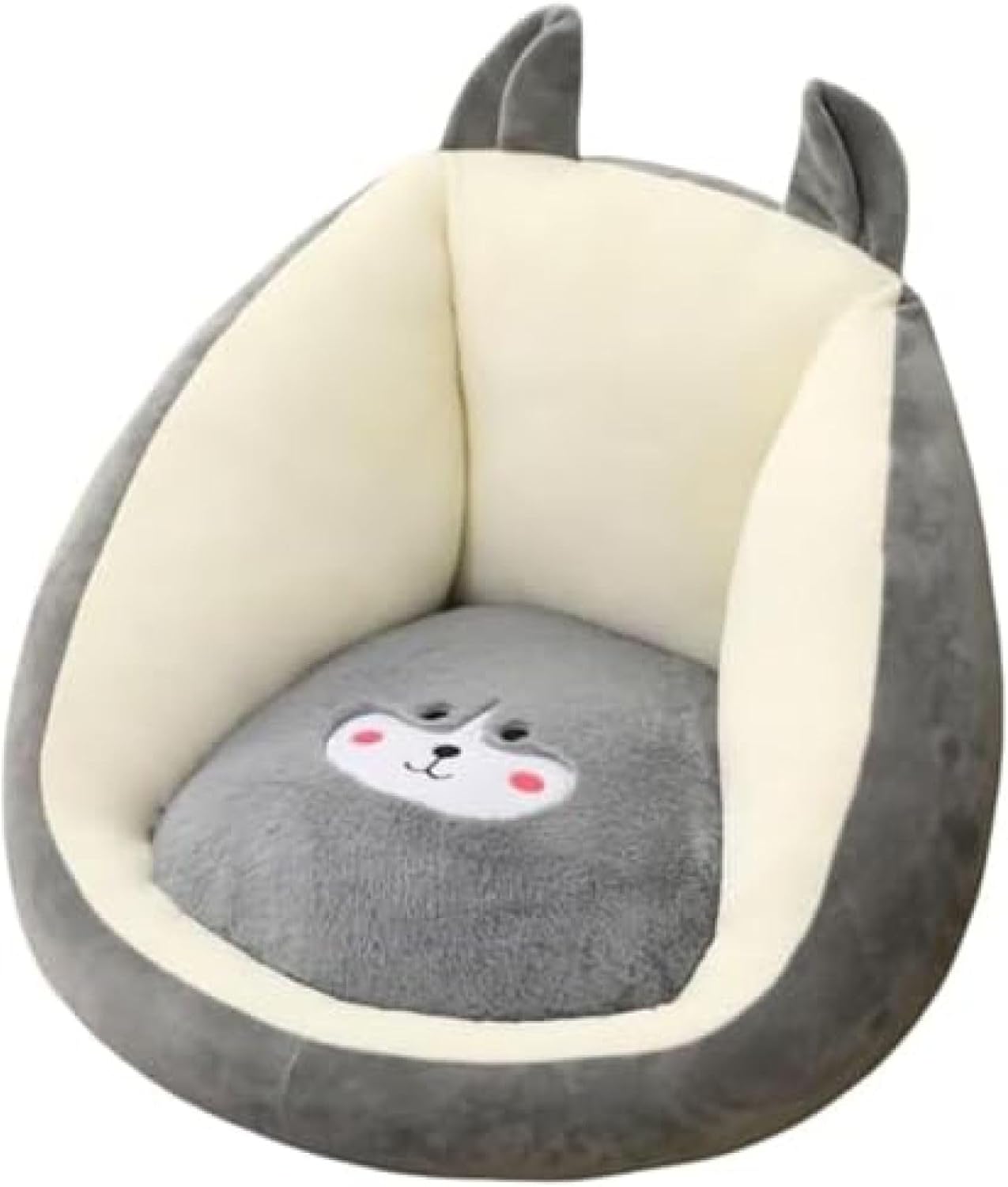 【全店通用25％OFFクーポン】座椅子 クッション 腰枕 柔らかい 1人掛け レストクッション 低反発 座椅子 おしゃれ ミニソファー チェアパッド 省スペース 座面クッション 春夏秋冬 (ひよこ M)｜大森麗萱