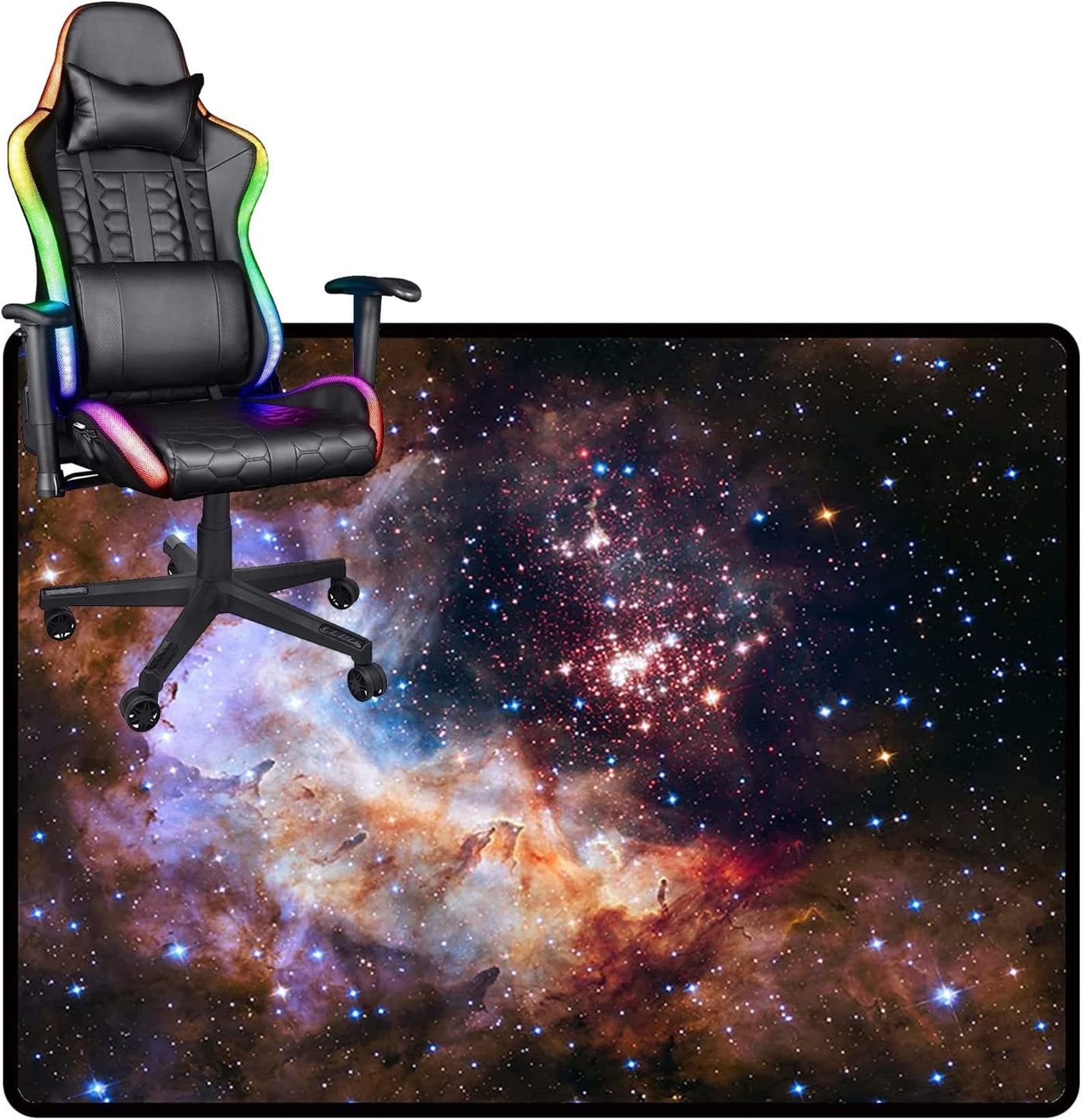 【全店通用25%OFFクーポン】チェアマット ゲーミングオフィスチェアマットハードウッドフロア 多目的ハードフロアプロテクター 椅子用長方形床プロテクター ゲーミングチェア用フロアマット ゲーミングチェアマット 防音 滑り止め|大森麗萱