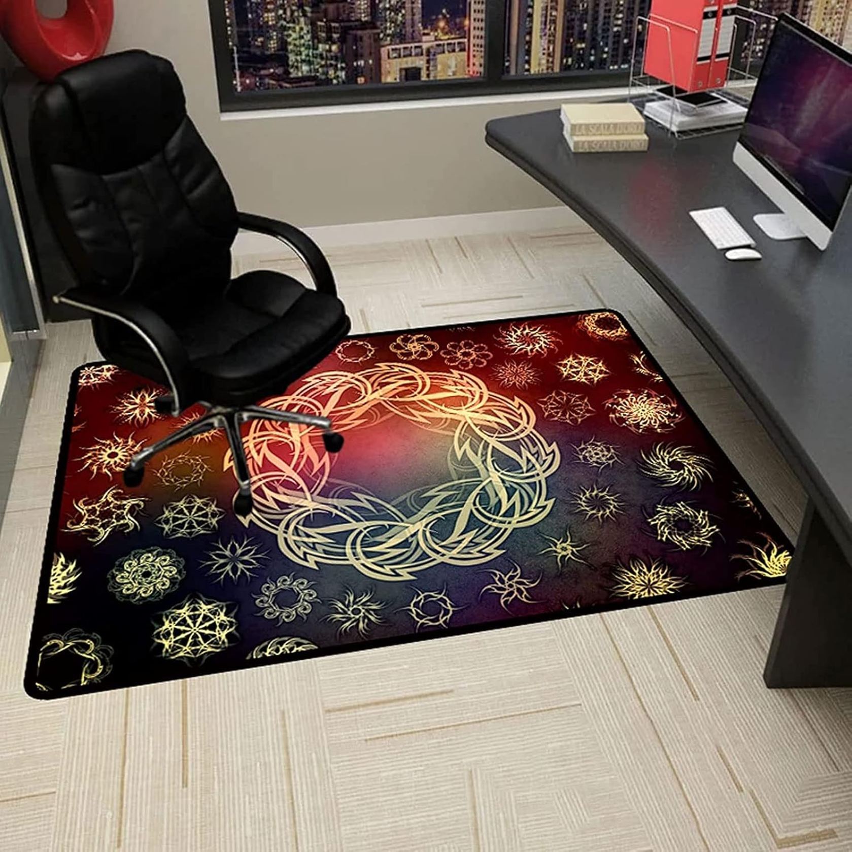 【全店通用25％OFFクーポン】チェアマット カーペットフロア用ゲーミングソフトオフィスチェアカーペットプロテクターデスクホームゲーム用フロアプロテクターチェアマット 床保護マット ゲーミングチェアマット 防音 滑り止め｜大森麗萱