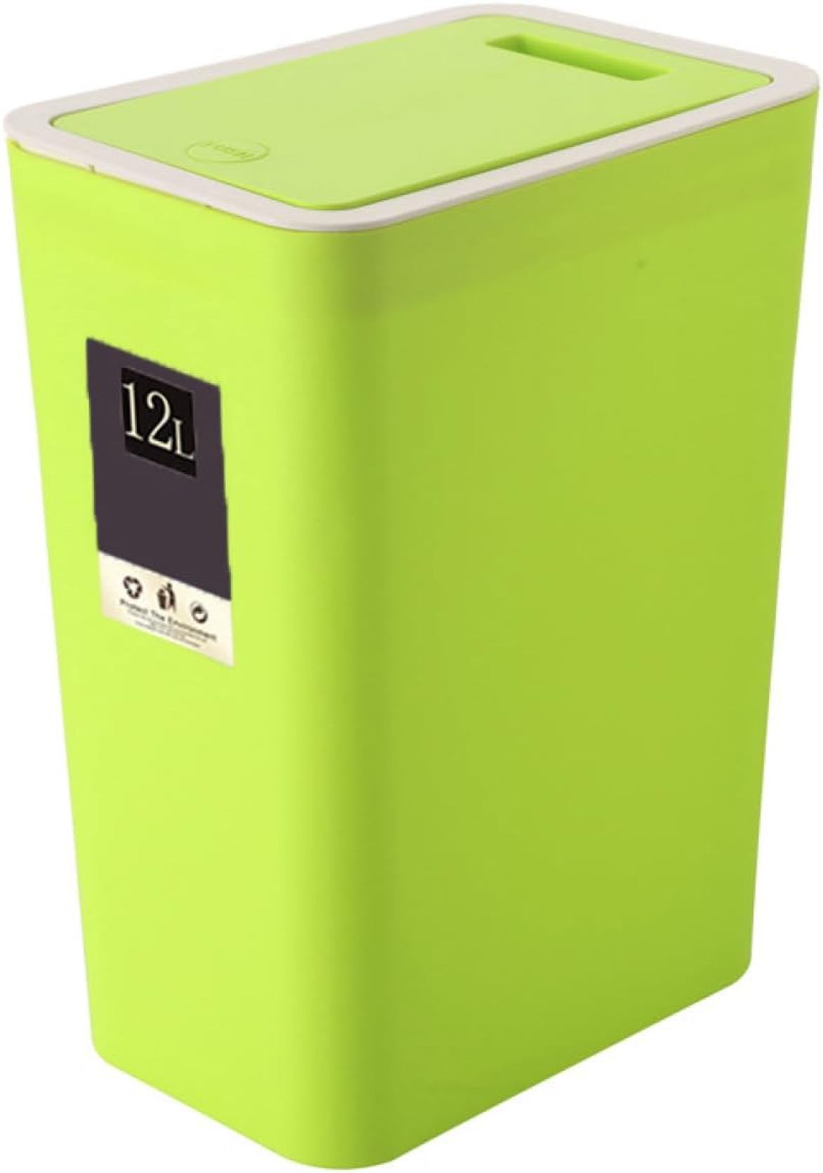 【全店通用25％OFFクーポン】ゴミ箱 ごみ箱 ふた付き スリム ペダル式 分別 8L 12リットル対応 クード シンプルワイド グリーン ダストボックス レジ袋スタンド ゴミ袋 リビング キッチン ゴミスリム 北欧 シンプル｜大森麗萱