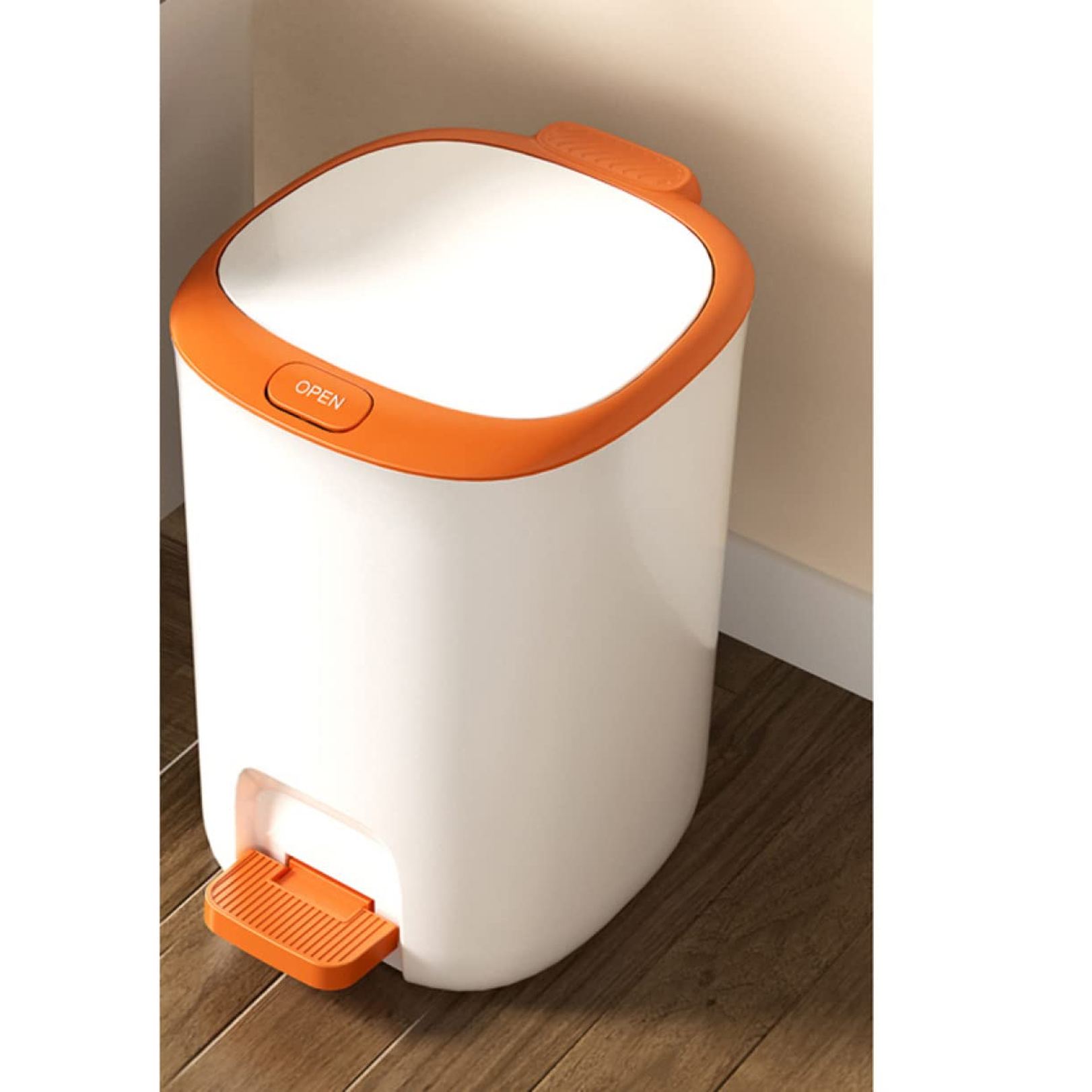 ゴミ箱 20リットル 15L 分別 プッシュ式 分別ゴミ箱 ペール ふた付き ダストボックス キャスター付き ゴミ袋が見えない ごみ箱 スリム フタ モノトーン プラスチック おしゃれ 可愛い キッチ