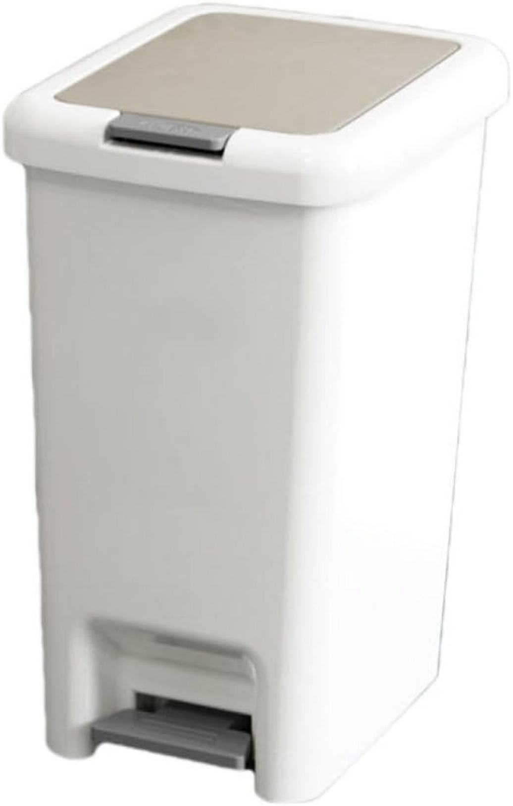 ダストボックス 10L ゴミ箱 ペダル式 ホワイト 縦型 シンプル おしゃれ キッチン スリム ふた付き ごみ箱 フタ付き 蓋 インテリア ふた付き ペダル式 ダストボックス 抗菌 防汚 新生活 ごみ