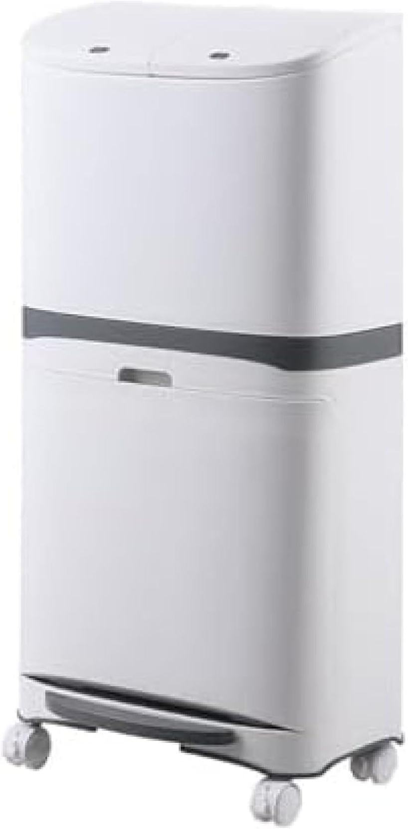 【25%OFF引き換え証】紙くずかご 45L袋可 45リッター袋可 かっこ良い 向こう正面明けっ広げ カテゴリー化 砂ぼこりボックス席 積み重ね 勝手もと か細い 分かりやすい 大電気容量 王冠付き添い人 縦型 カウンタ下 ゴミ箱-インテリア・寝具・収納