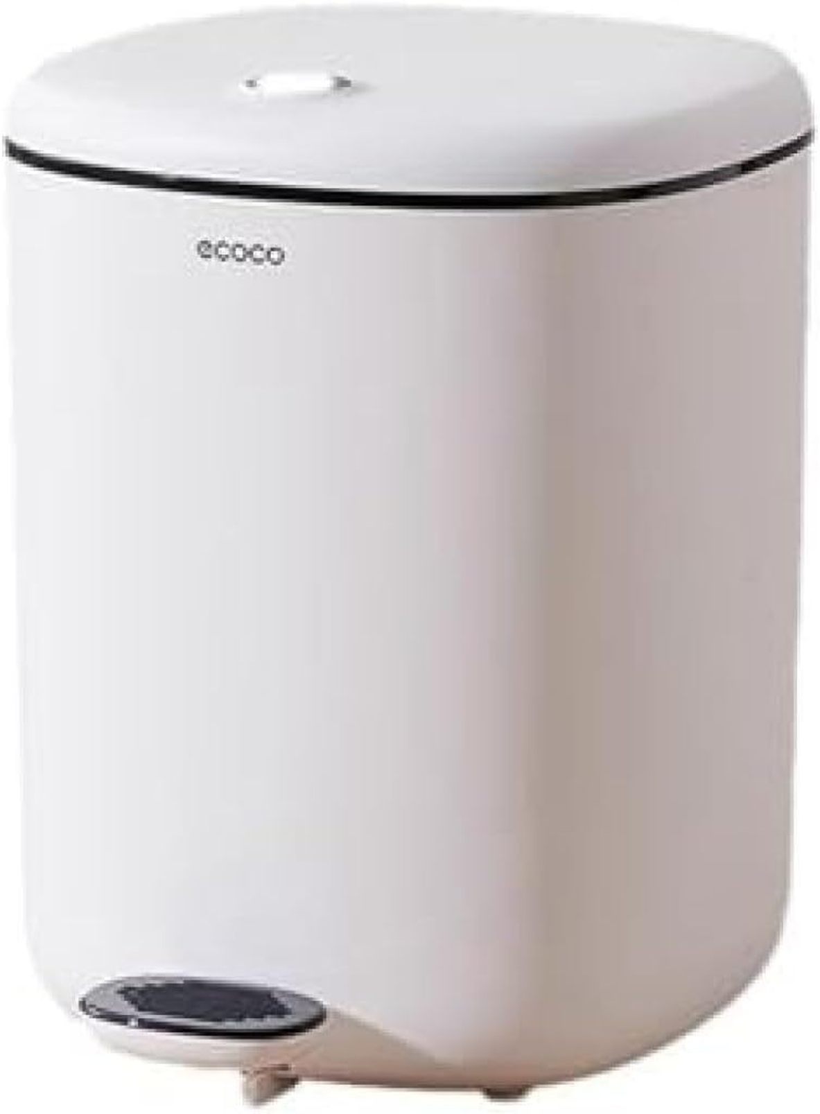 【25%OFFクーポン】ゴミ箱 ふた付き 7L ダストボックス 角型 ペダル式 ごみ箱 スリム おしゃれ 抗菌 消臭 密閉 音無し 部屋 オフィス用 浴室 ホワイト リビングルーム プラスチック キッチン トイレ