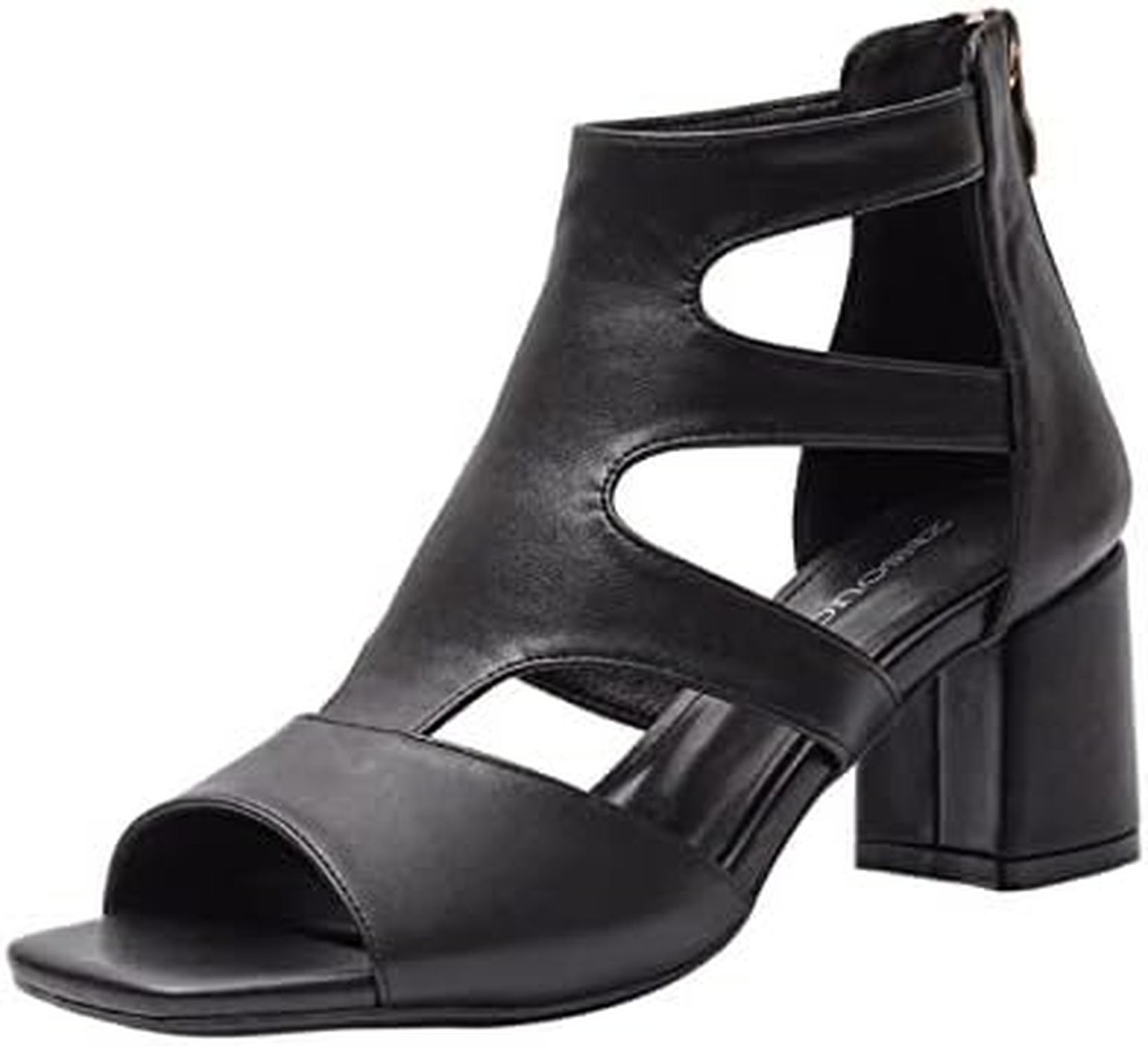 【全店通用25%OFFクーポン】ハイヒール サンダル ストラッ グラディエーターレディース ブーツバックジッパー 履きやすい ブーティ スクエアトゥ 太ヒール 5cmヒール サマーブーツ 歩きやすい オープントウ チャンキーヒ|大森麗萱