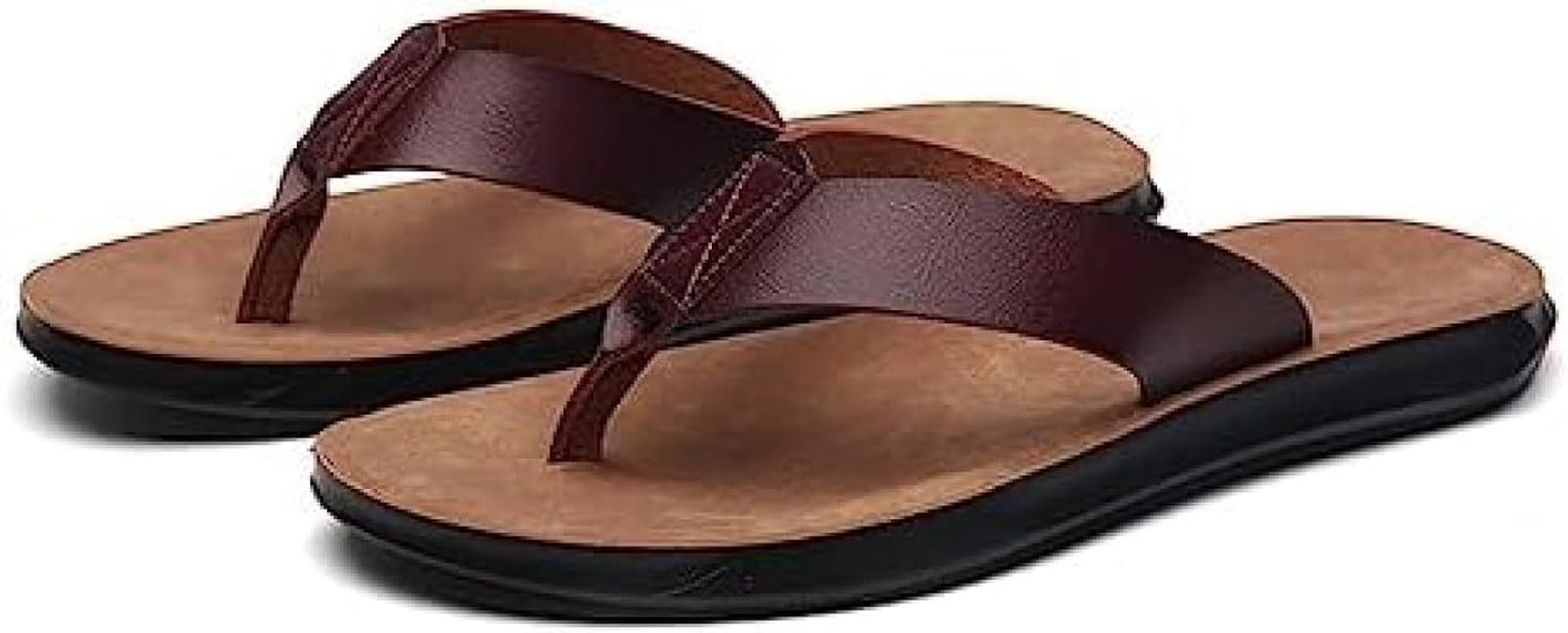 【25%OFFクーポン】スポーツサンダル メンズ トングサンダル 革 夏用 スリッパ 大きいサイズ 防滑 履きやすい 疲れない 静音 耐久 フラット プレゼント 登山 海 キャンプ アウトドア お出かけ 男性用