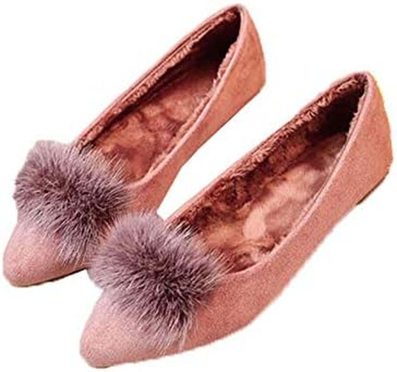 【今日このごろ押さえる、超買得30％OFFクーポン券、2度汐合い絶無】イイ女ポインテッド 毛革 ひな型 置き目踵 パンプス ポインテッドトゥ レディース 一方ならずない 好いたらしい 甲毛革 1糎踵 平ったい踵 馬鹿でかい大きさ 弱められた大きさ 靴 秋冬 秋 フラ