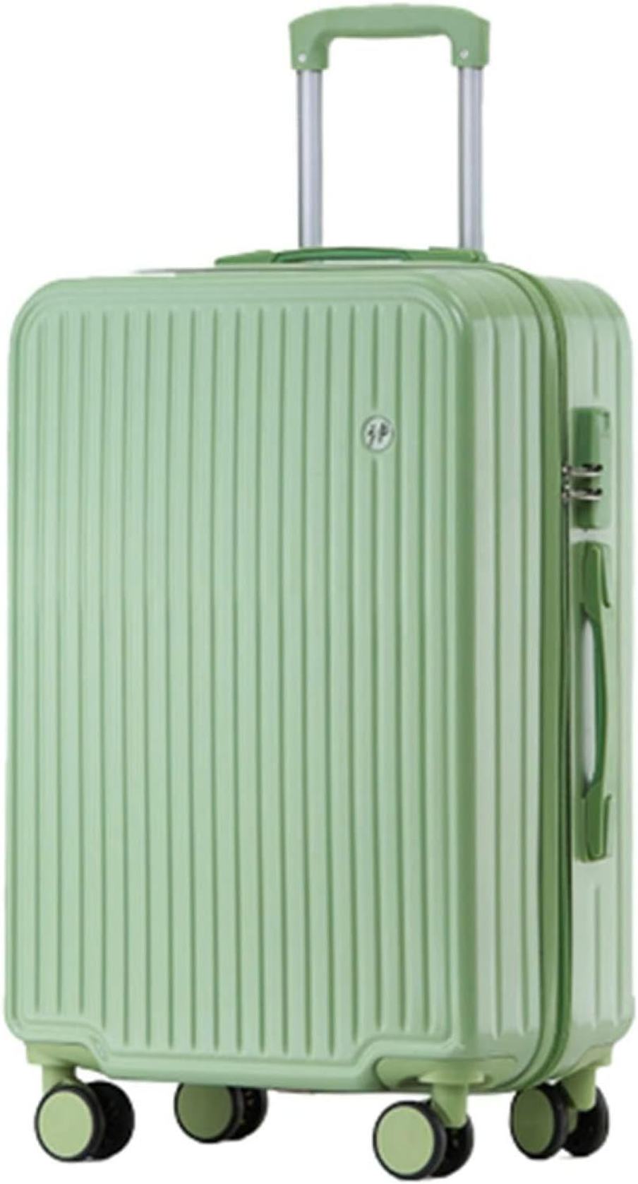 【全店通用25％OFFクーポン】スーツケース キャリーケース キャリーバッグ 大容量 ファスナー式 超軽量 大型 耐衝撃 静音 ダブルキャスター 360度回転 ビジネス 出張 グリーン 旅行 軽量 耐衝撃 動かしやすい 静音｜大森麗萱