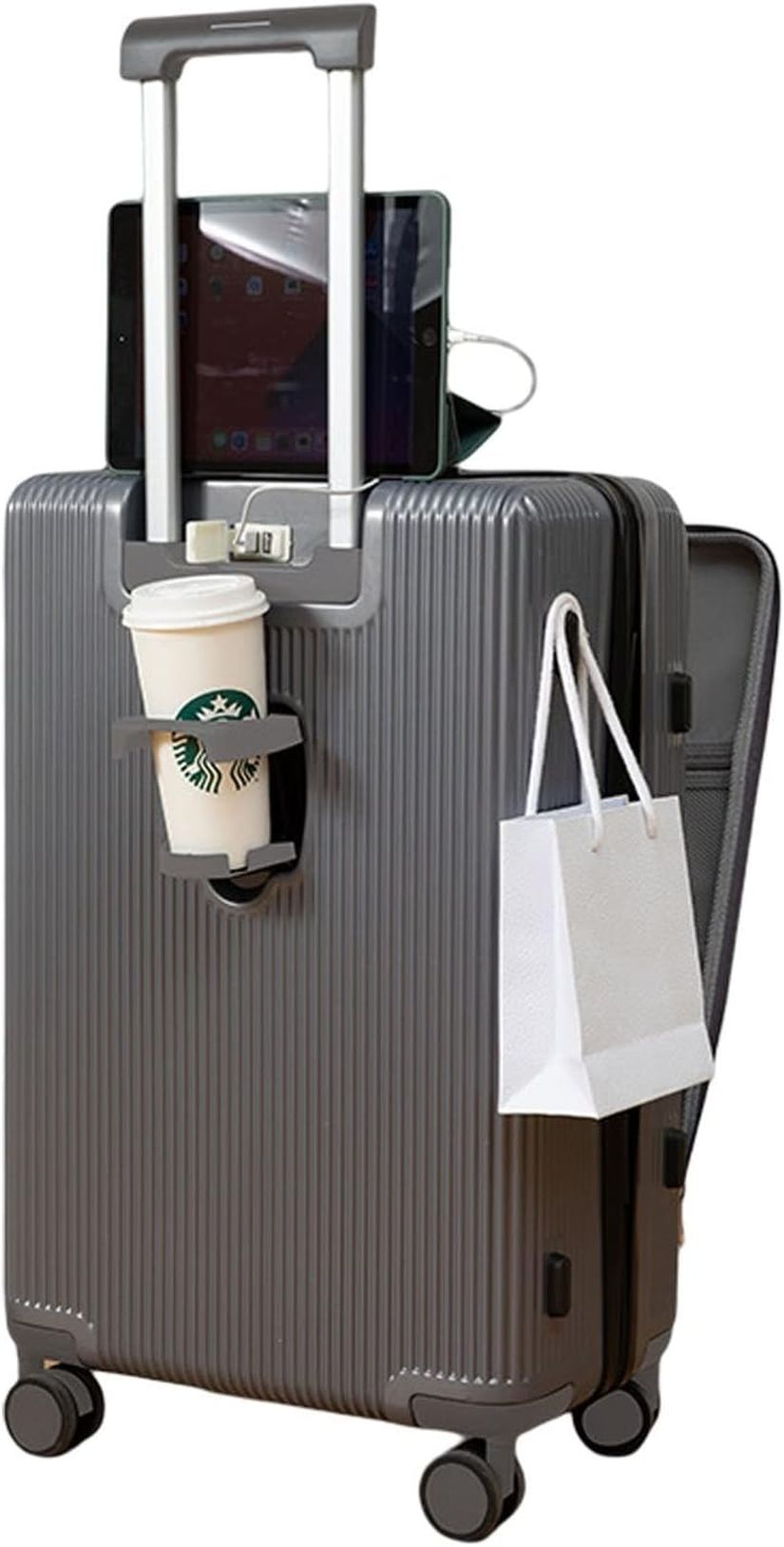 【今日このごろ押さえる、超買得30％OFFクーポン券、2度汐合い絶無】旅行バッグ usb申し受ける界面付き添い人 持ちはこび入れもの 優勝杯保持者付き添い人 多役立つこと キャリーバッグ 機内持ち込 耐衝撃 大型 軽さ 静音 可愛らしい 旅する出張 商行為 外国で旅する 卒旅する