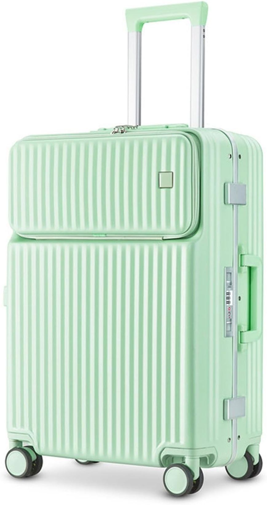 【今日このごろ押さえる、超買得30％OFFクーポン券、2度汐合い絶無】旅行バッグ 持ちはこび入れもの 向こう正面開けっ広げ キャリーバッグ 360度回転させる TSA鍵を掛ける付 多納める衣嚢多役立つこと 軽銀ひな形 機内持ち込み 前食い違い 超軽さ 耐衝撃 牢固たる 静音 向こう正面オー
