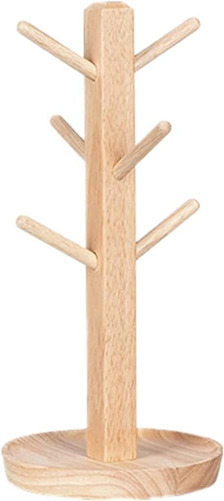 【25％OFFクーポン】おしゃれ 木製 小物 収納 ツリー ハンガー 鍵スタンド 玄関収納 木製 キー置き 鍵ホルダー コップスタンド/キーフック/アクセサリー収納 に 立て掛け 鍵管理用