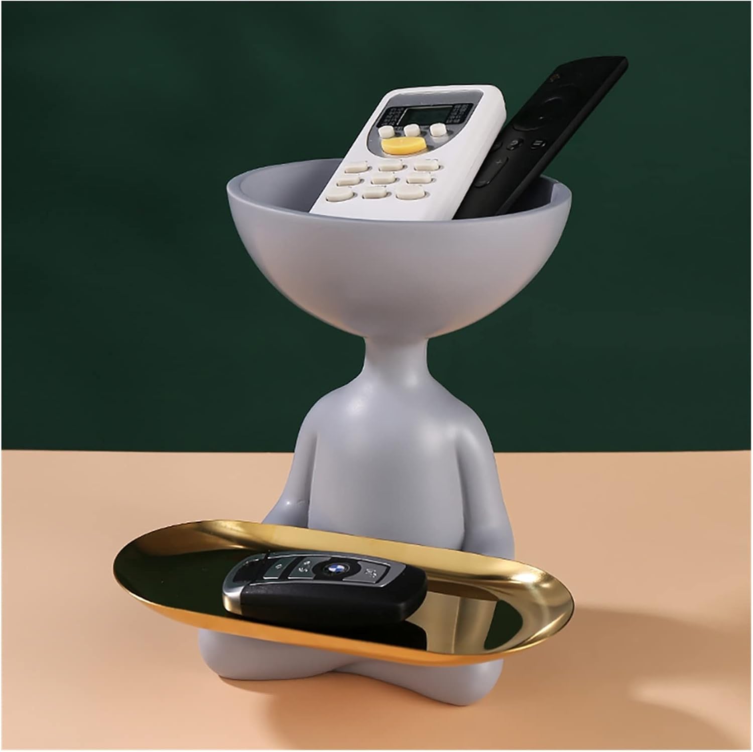 【25％OFFクーポン】玄関収納 おしゃれ 卓上 腕時計 多機能収納 トレー リモコン収納 化粧品収納 装飾置物収納ボ 置物の装飾用トレイ、トレイ皿、キーボルジュエリー収納皿スナックボウル、チェインのキー、キャンディーホルダ