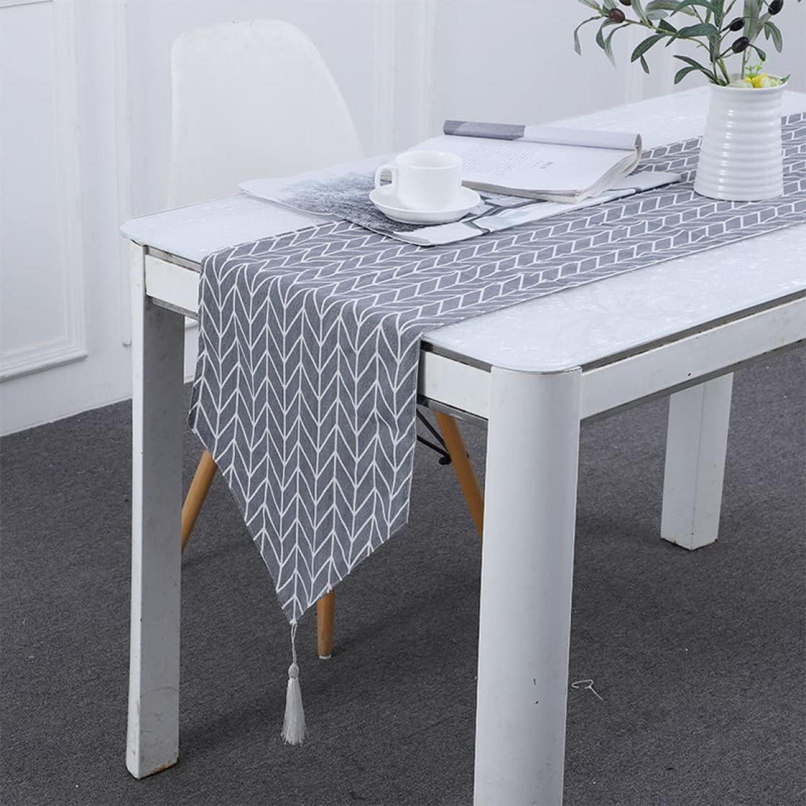 【25%OFFクーポン】テーブルランナー ウォーターヒヤシンスで編まれた アジアン タイプ ブラック テーブルセンター テーブルデコレーション テーブル布 中央 タペストリー クロス ファブリック テーブルランナー バリ ダ