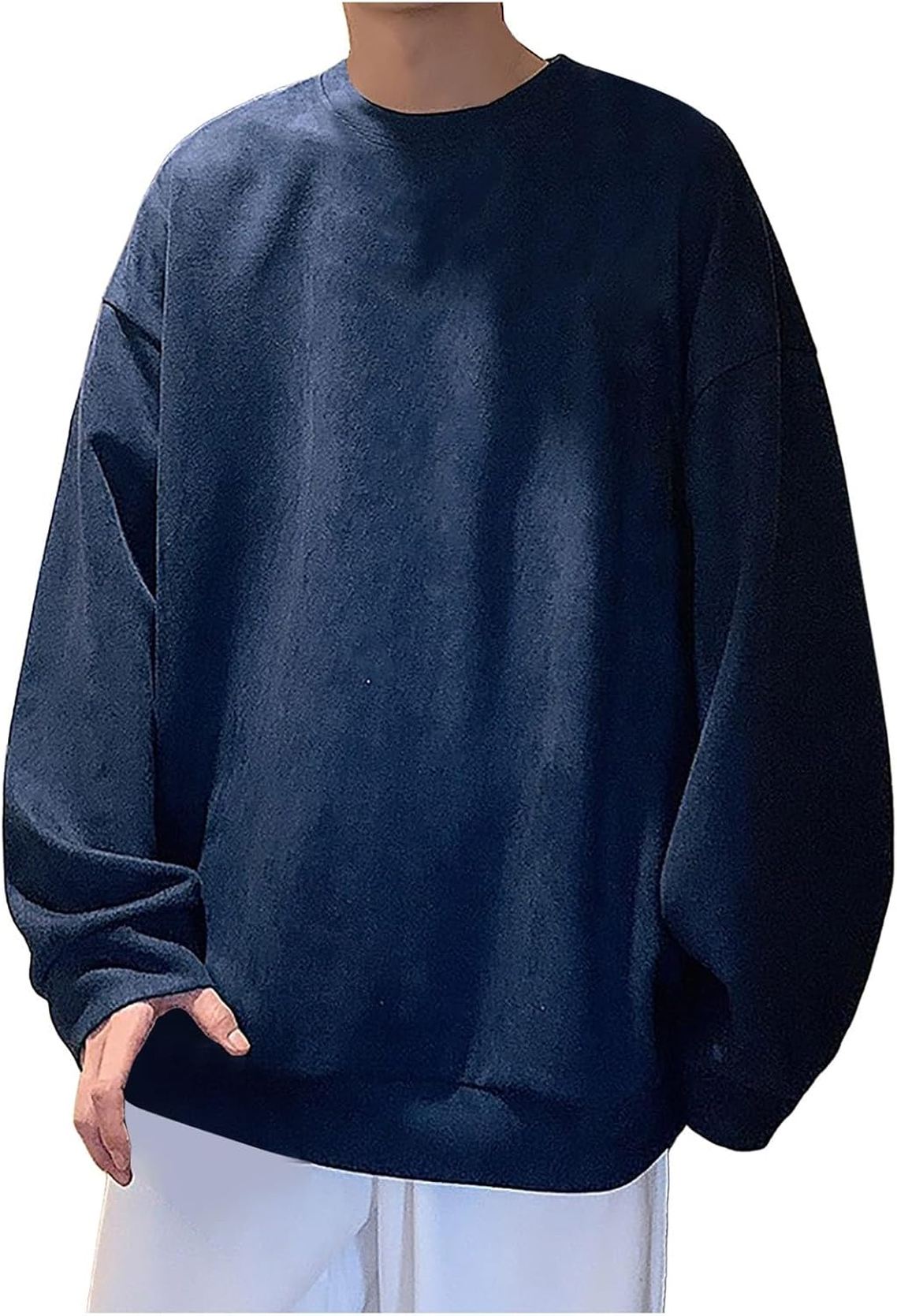 長袖tシャツ メンズ 秋服 冬服 大きいサイズ フードなし スウェット おしゃれ シンプル プルオーバー 丸首 ゆったり 人気 ジャージ プリント トレーナー ストリート トップス おもしろ 上 軽量