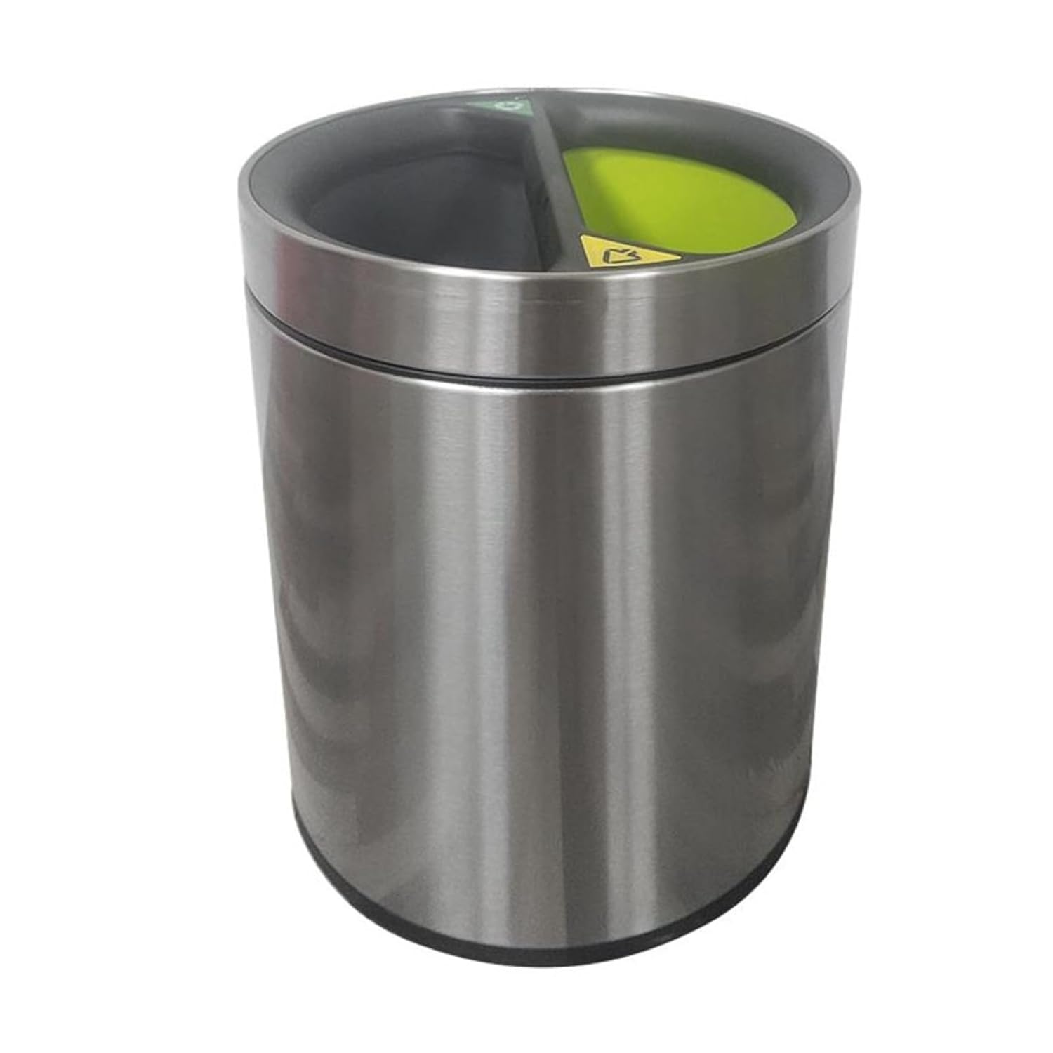 【全店通用25％OFFクーポン】ゴミ箱 フタなし 16L ダストボックス 丸型 ごみ箱 ゴミ袋が見えない スリム おしゃれ シンプル 抗菌 部屋 キッチン リビングルーム トイレ 浴室 オフィス用 スチール｜大森麗萱