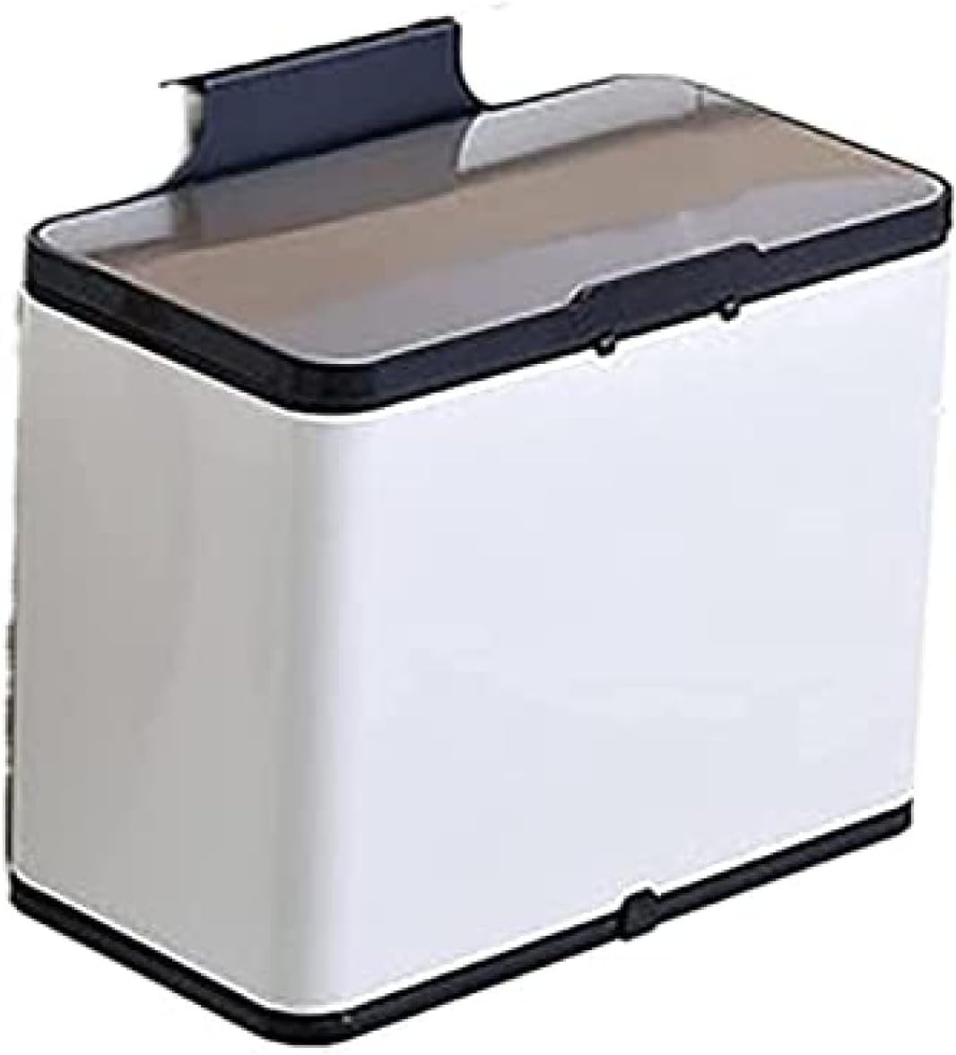 【全店通用25%OFFクーポン】ゴミ箱塵箱 ごみ箱??桶 食器棚ドア吊り下げ式ゴミ箱用壁掛けゴミ箱 キッチンゴミ箱 寝室 オフィス デスク下 (Color : White Size : 26*14*21cm)|大森麗萱