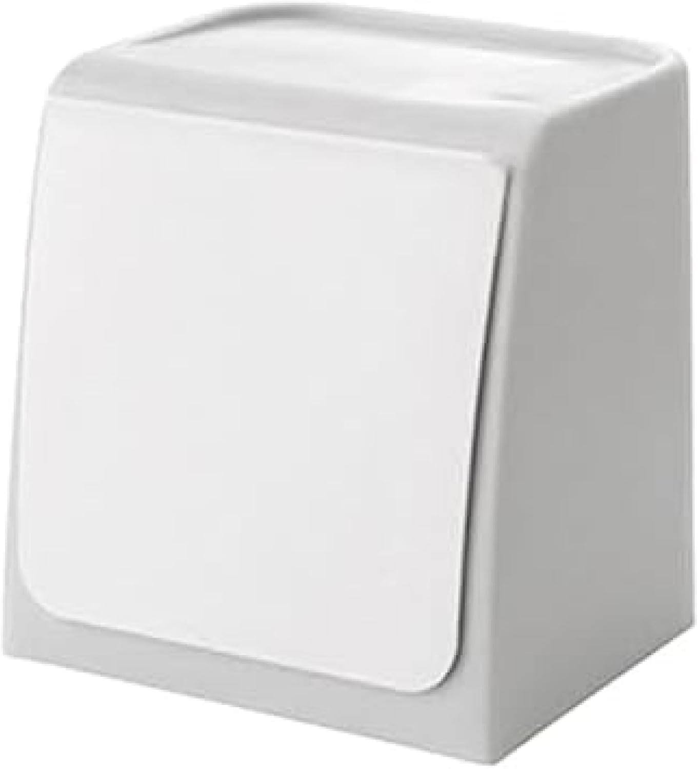 プラスチック ゴミ箱 蓋付き ミニ ゴミ箱 壁掛け 壁掛け ゴミ箱 缶 フリップトップ ゴミ箱 壁掛け ホワイト ゴミ箱 デスクトップ 卓上 プラスチック ゴミ箱